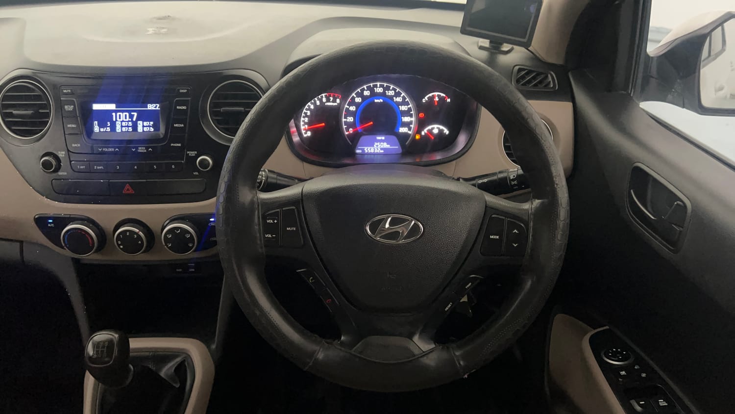 Used 2019 Hyundai Grand i10 Magna 1.2 Kappa VTVT Petrol Manual interior STEERING VIEW