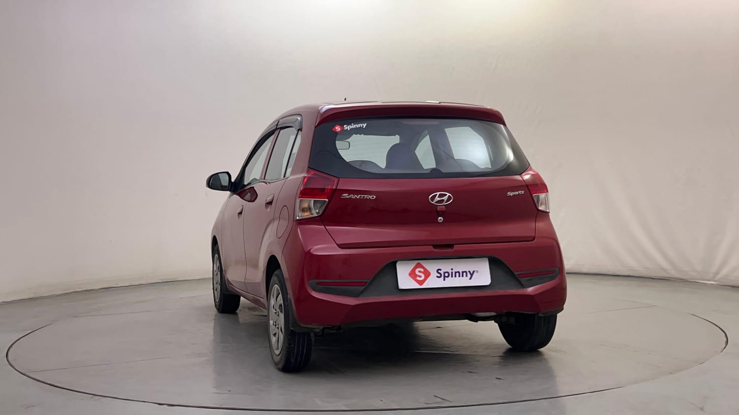 Used 2019 Hyundai Santro Sportz AMT Petrol Automatic exterior LEFT REAR CORNER VIEW