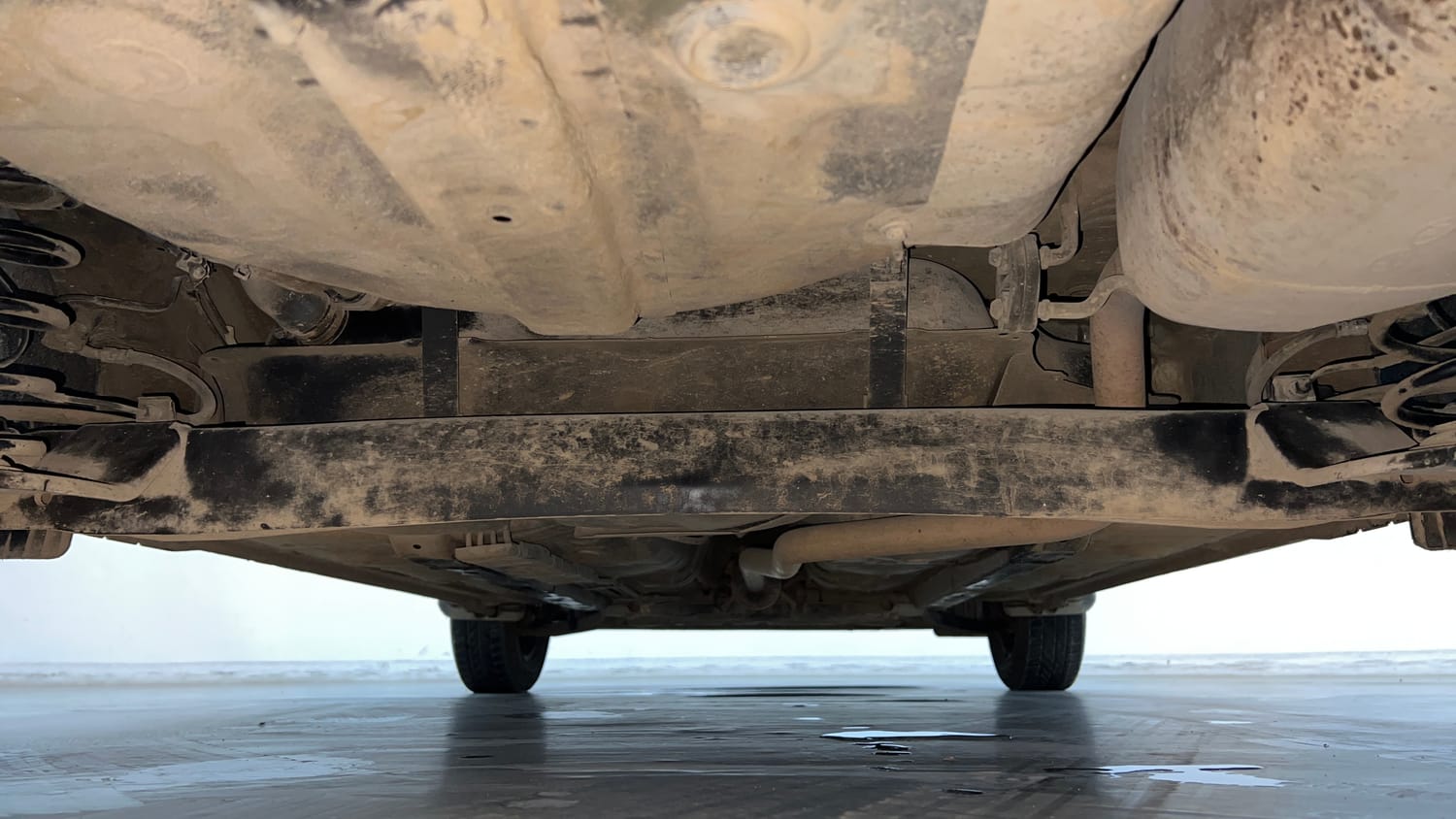 Used 2021 Hyundai Grand i10 Nios Magna 1.2 Kappa VTVT Petrol Manual extra REAR UNDERBODY VIEW (TAKEN FROM REAR)