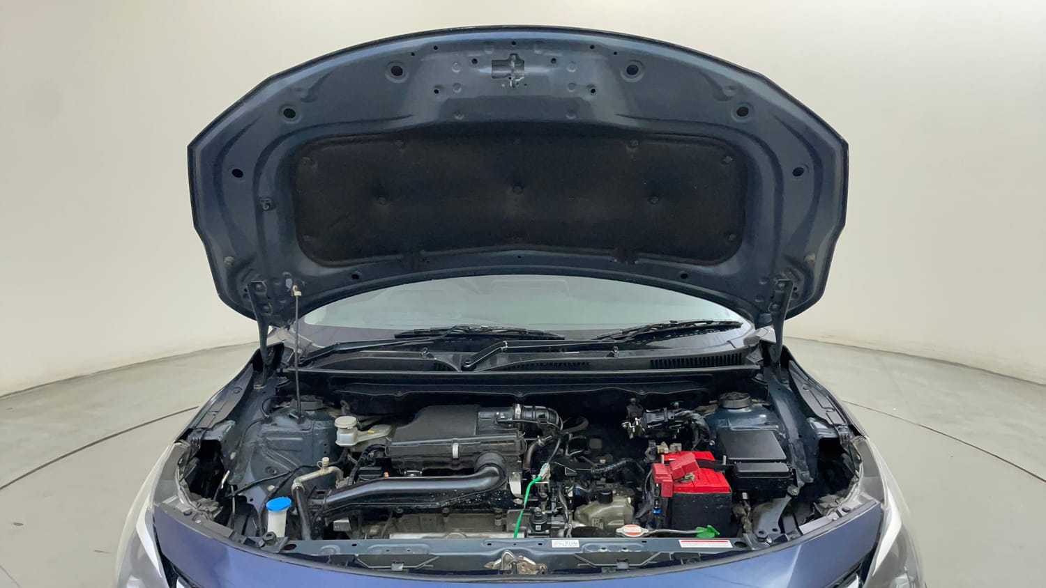 Used 2022 Maruti Suzuki Baleno Alpha AGS Petrol Automatic engine ENGINE & BONNET OPEN FRONT VIEW