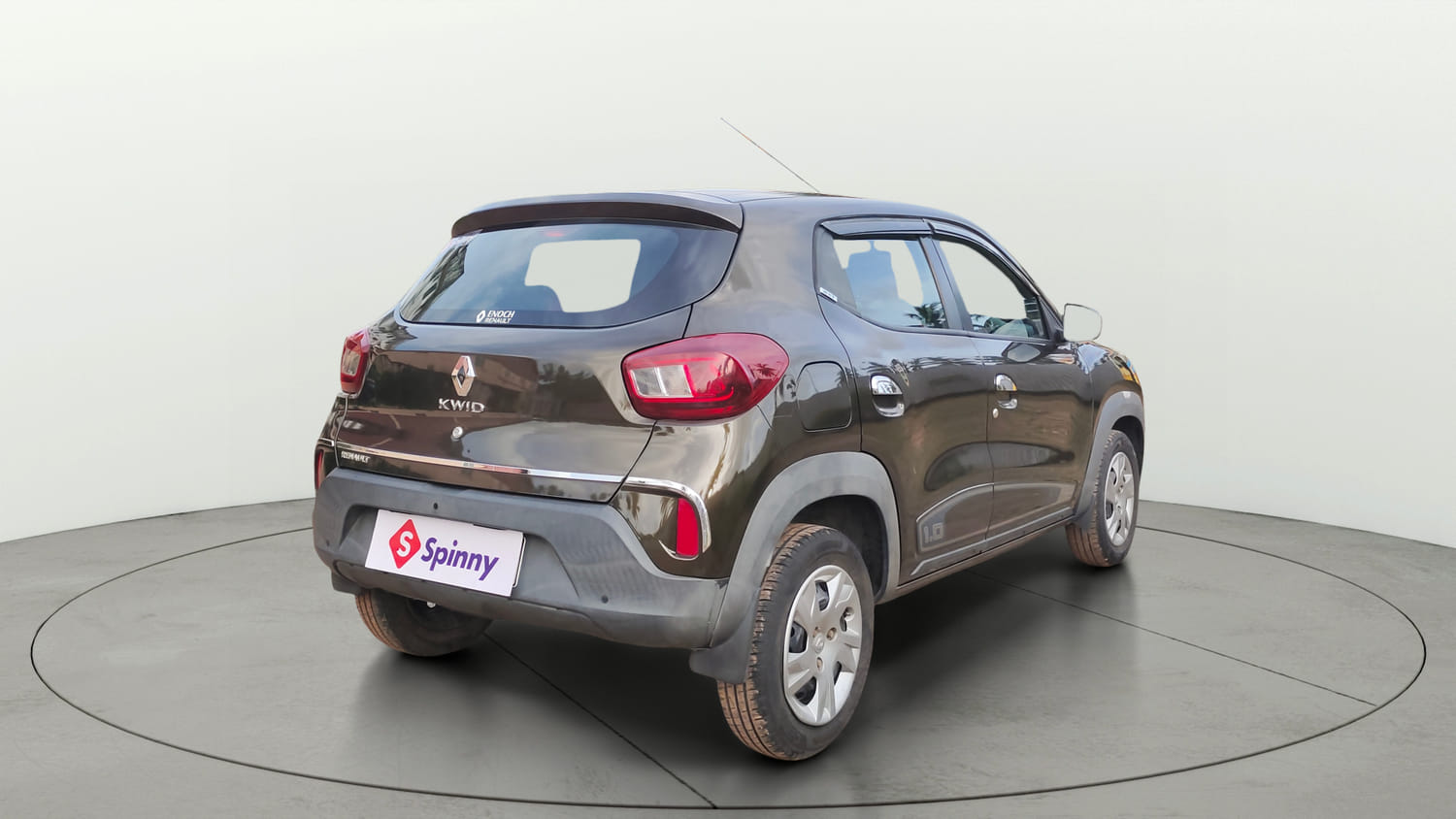 Used 2021 Renault Kwid RXT 1.0 Opt Petrol Manual exterior RIGHT REAR CORNER VIEW