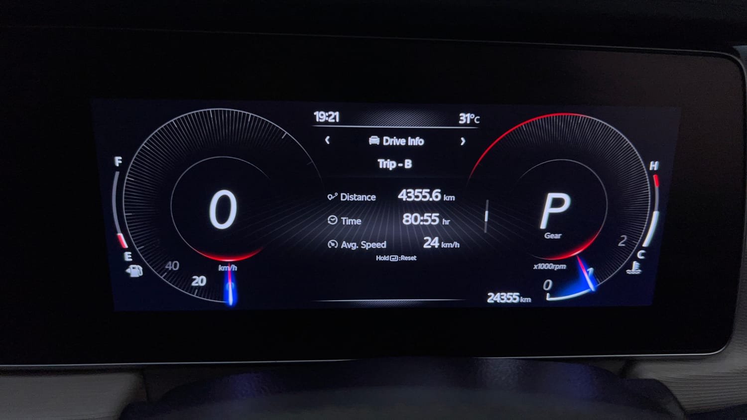Used 2025 Mahindra XUV700 AX5 Diesel AT 7 STR Diesel Automatic interior CLUSTERMETER VIEW
