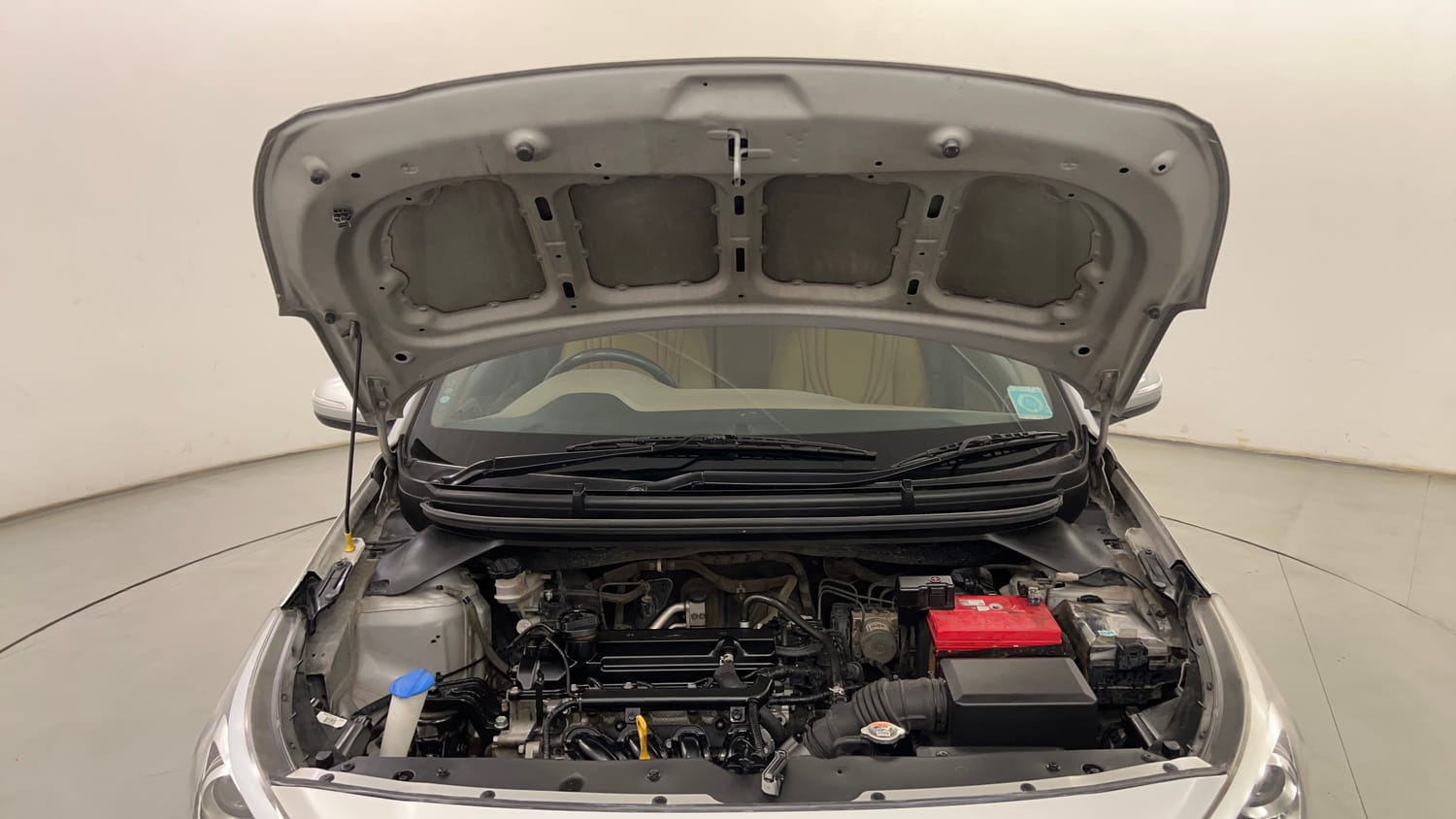 Used 2018 Hyundai Elite i20 Asta 1.2 (O) Petrol Manual engine ENGINE & BONNET OPEN FRONT VIEW
