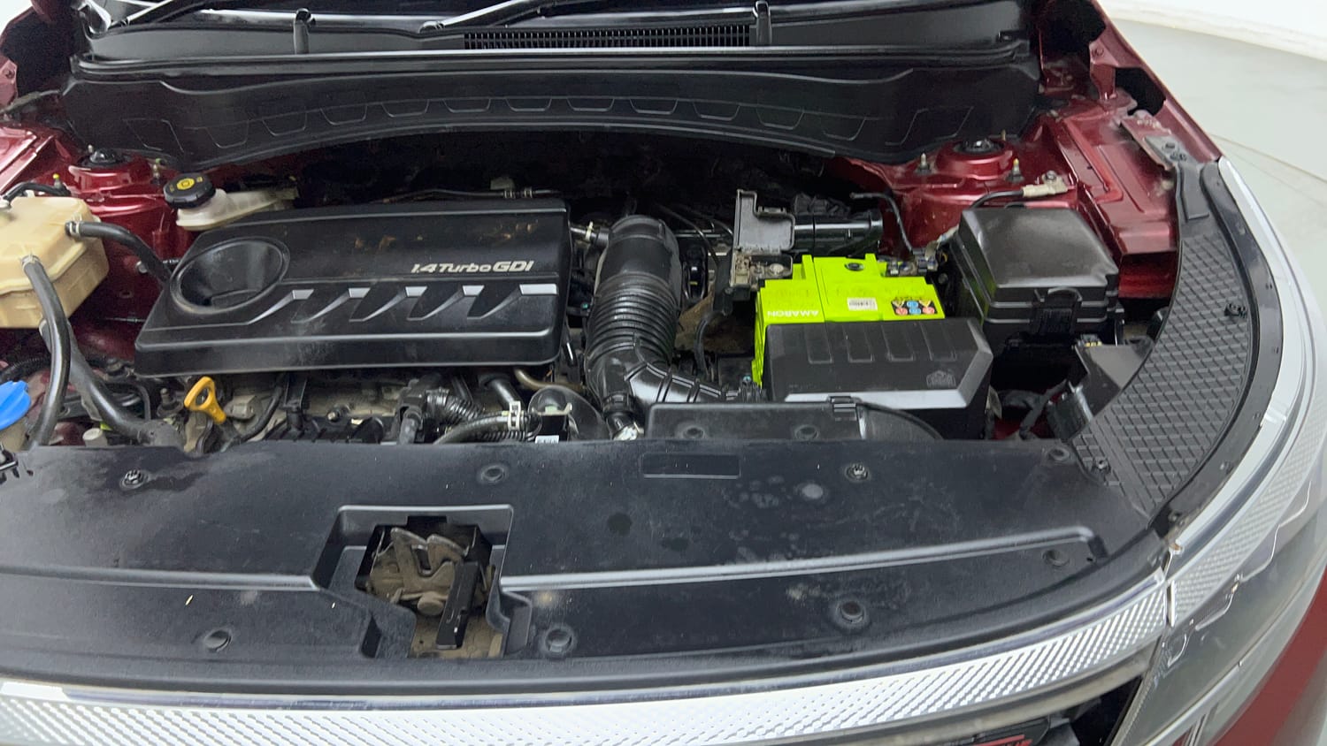 Used 2021 Kia Seltos GTX Plus DCT 1.4 Petrol Automatic engine ENGINE LEFT SIDE VIEW