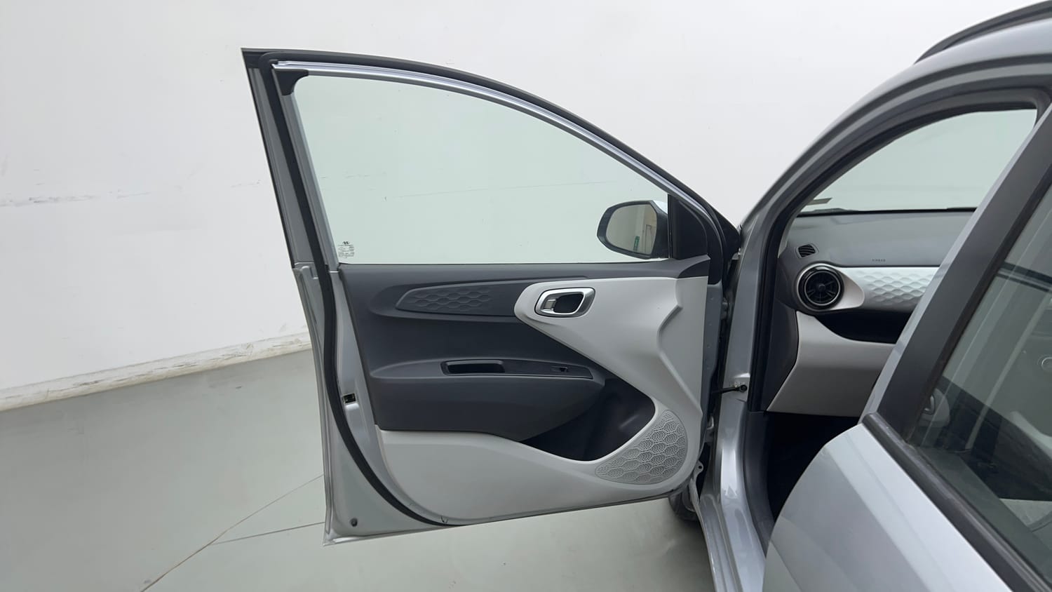 Used 2020 Hyundai Grand i10 Nios Sportz AMT 1.2 Kappa VTVT Petrol Automatic interior LEFT FRONT DOOR OPEN VIEW