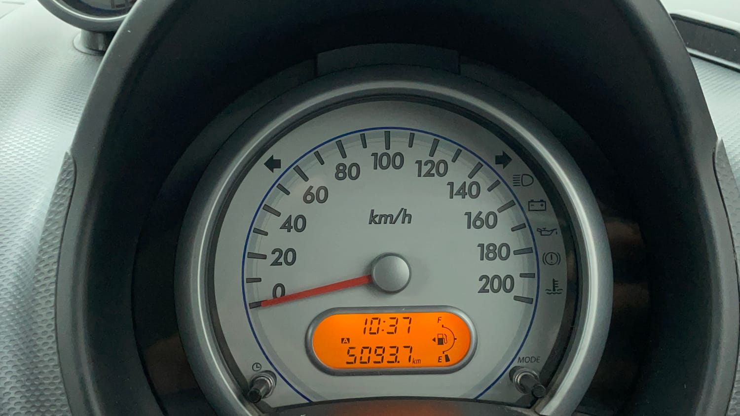 Used 2015 Maruti Suzuki Ritz Vxi BS-IV Petrol Manual interior CLUSTERMETER VIEW