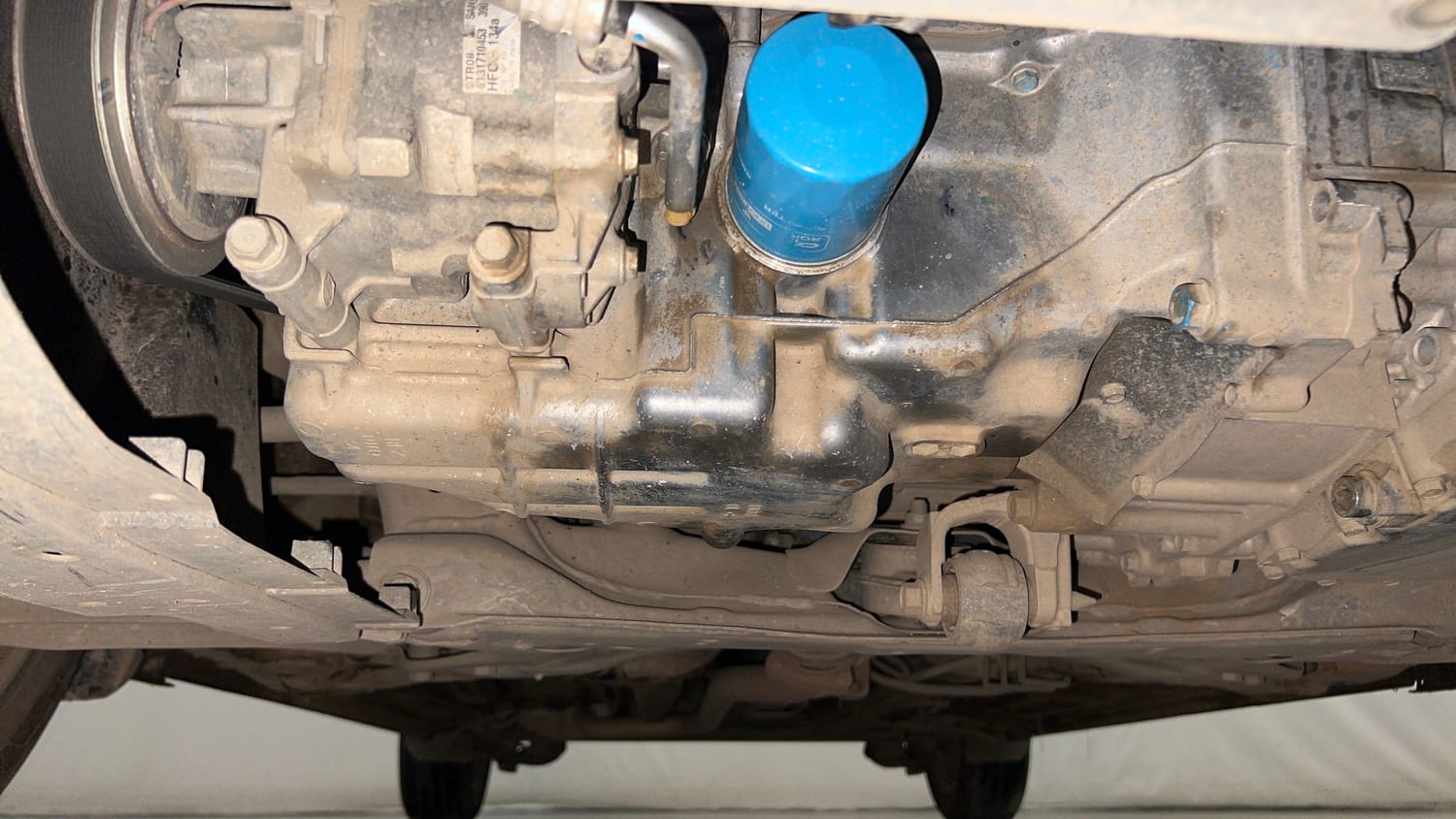 Used 2025 honda Amaze 2nd Generation VX 1.2 Petrol CVT Petrol Automatic extra FRONT LEFT UNDERBODY VIEW