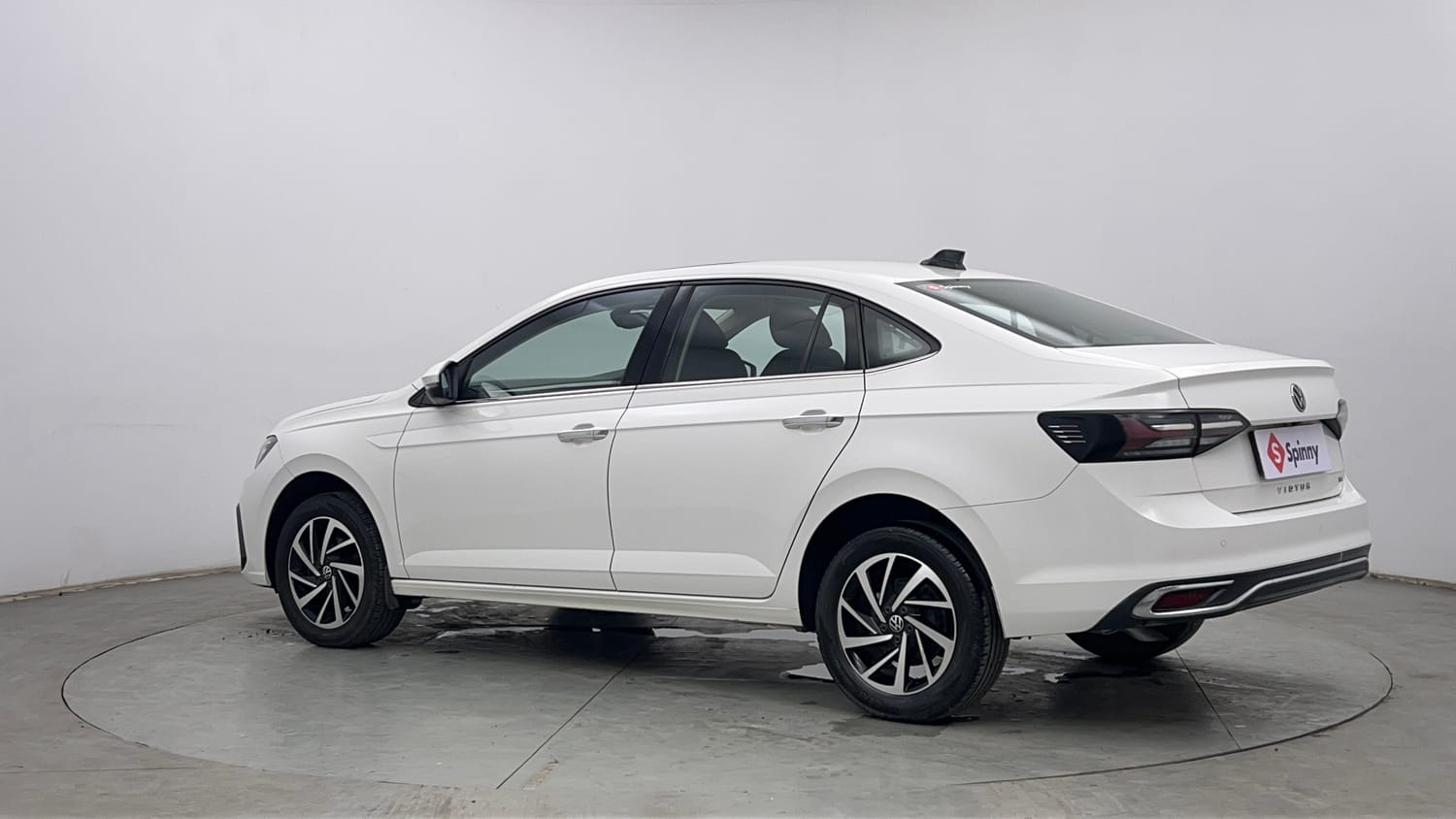 Used 2024 Volkswagen Virtus Topline 1.0 TSI AT Petrol Automatic exterior LEFT REAR CORNER VIEW