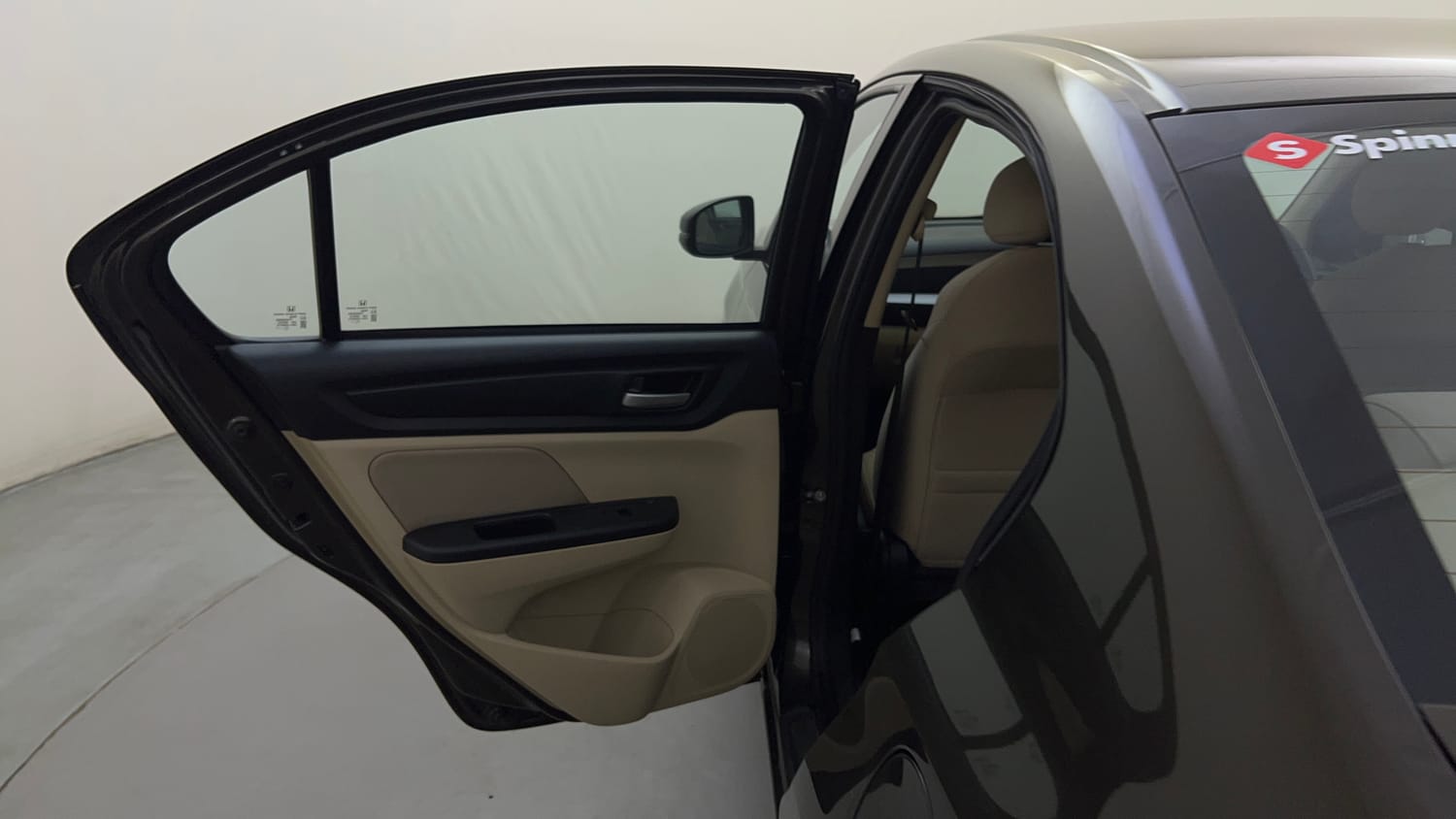 Used 2025 honda Amaze 2nd Generation VX 1.2 Petrol CVT Petrol Automatic interior LEFT REAR DOOR OPEN VIEW