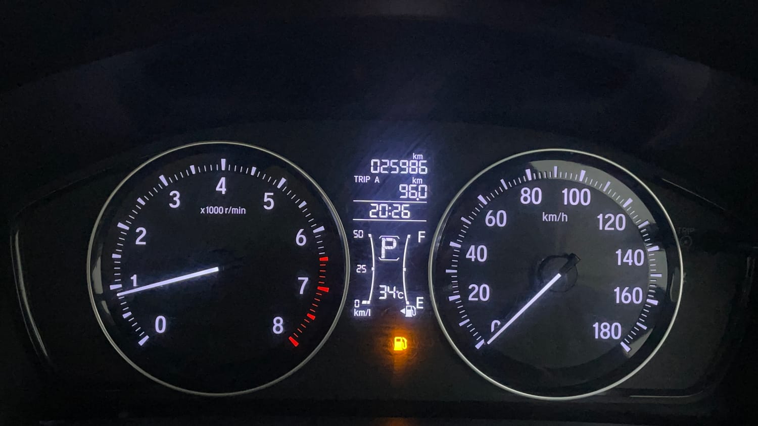 Used 2021 Honda Amaze 1.2 VX CVT Petrol Petrol Automatic interior CLUSTERMETER VIEW