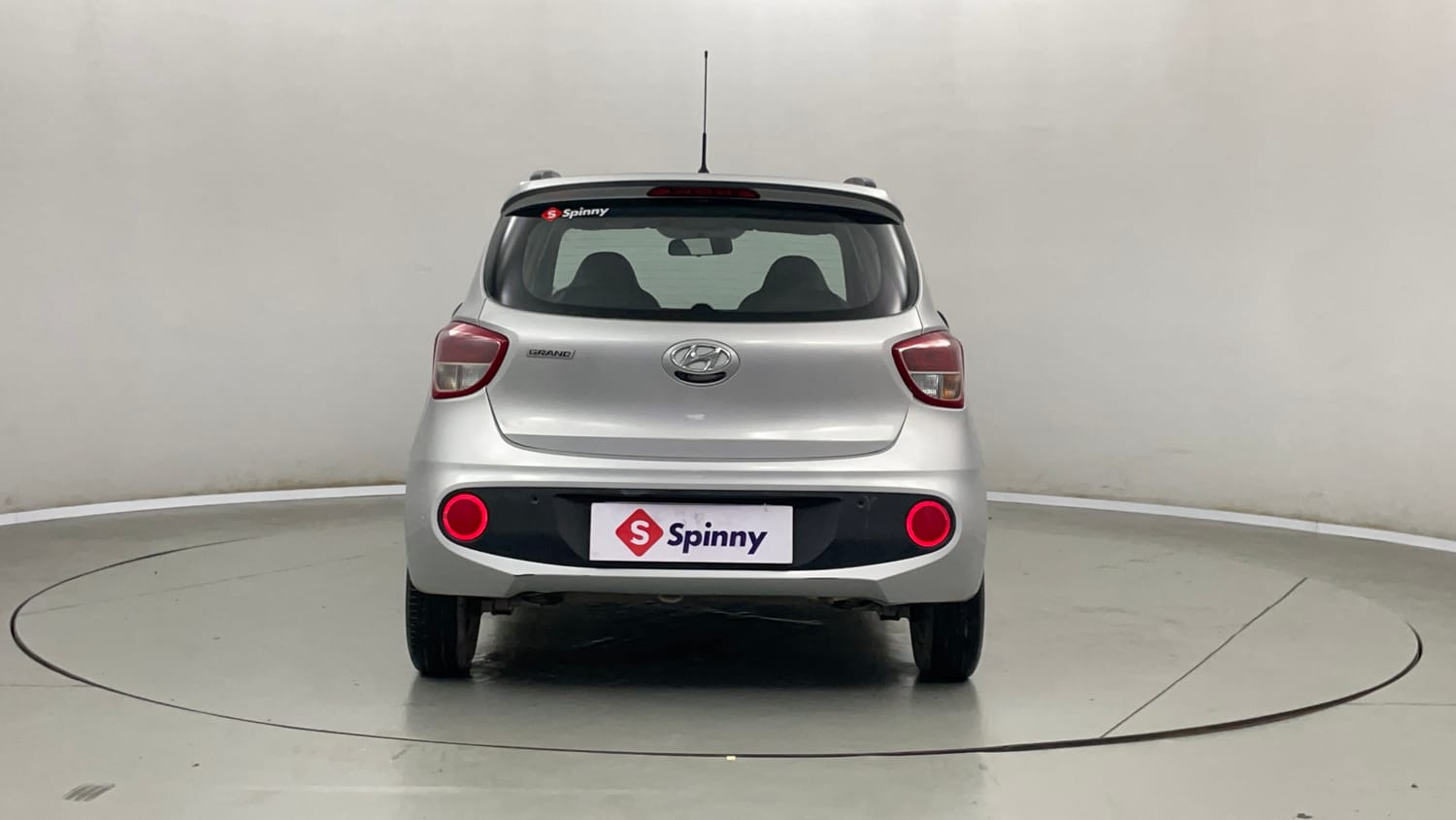 Used 2018 Hyundai Grand i10 Sportz 1.2 Kappa VTVT Petrol Manual exterior BACK VIEW