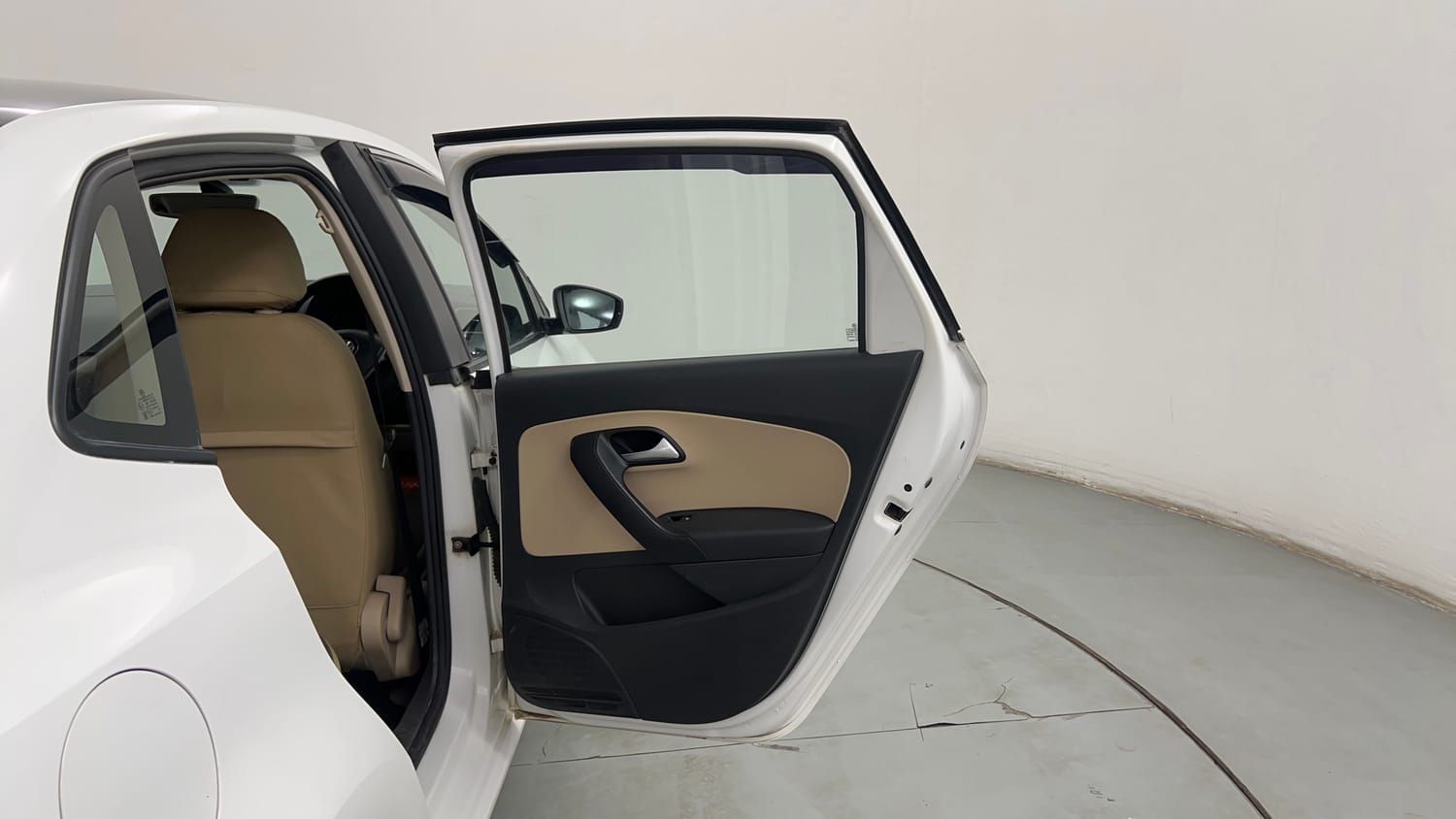 Used 2019 Volkswagen Ameo Highline Plus 1.5L AT (D)16 Alloy Diesel Automatic interior RIGHT REAR DOOR OPEN VIEW