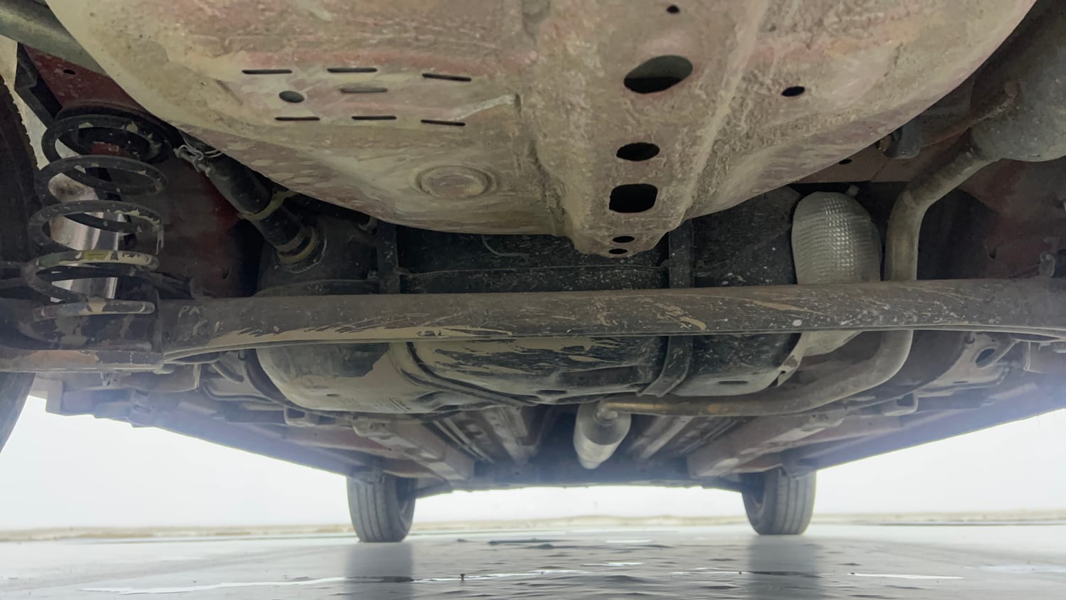Used 2015 Maruti Suzuki Swift VXi Petrol Manual extra REAR UNDERBODY VIEW (TAKEN FROM REAR)
