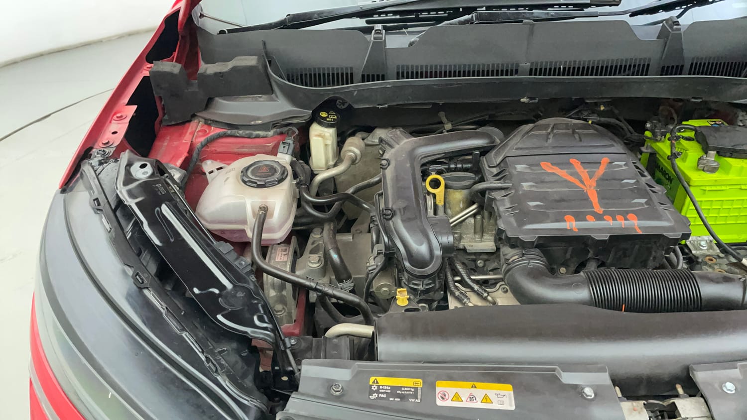 Used 2023 Skoda Kushaq Ambition 1.0L TSI MT Petrol Manual engine ENGINE RIGHT SIDE VIEW