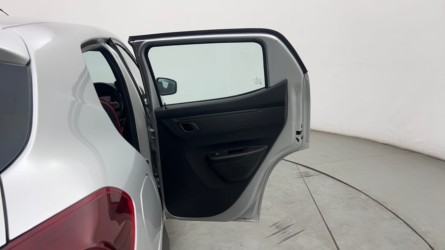 Used 2021 Renault Kwid RXT 1.0 AMT Opt Petrol Automatic interior RIGHT REAR DOOR OPEN VIEW