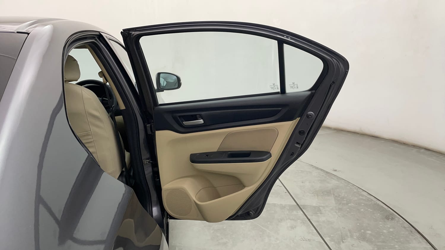 Used 2021 Honda Amaze 1.2 VX CVT Petrol Petrol Automatic interior RIGHT REAR DOOR OPEN VIEW