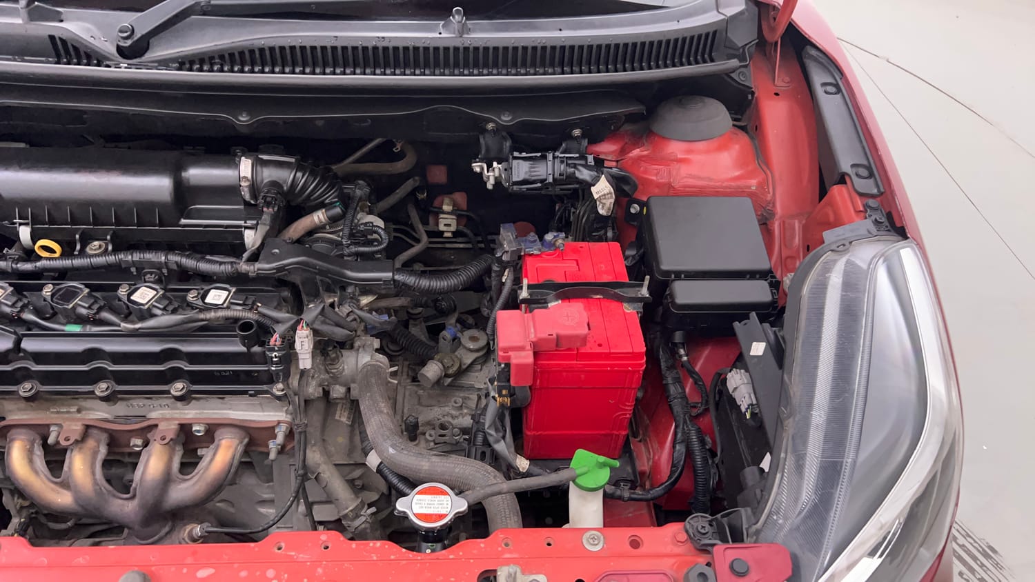 Used 2021 Toyota Glanza G Petrol Manual engine ENGINE LEFT SIDE VIEW
