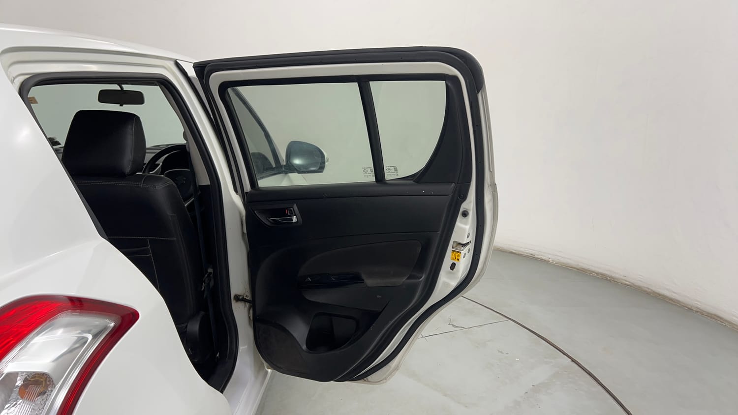 Used 2012 Maruti Suzuki Swift VDi Diesel Manual interior RIGHT REAR DOOR OPEN VIEW