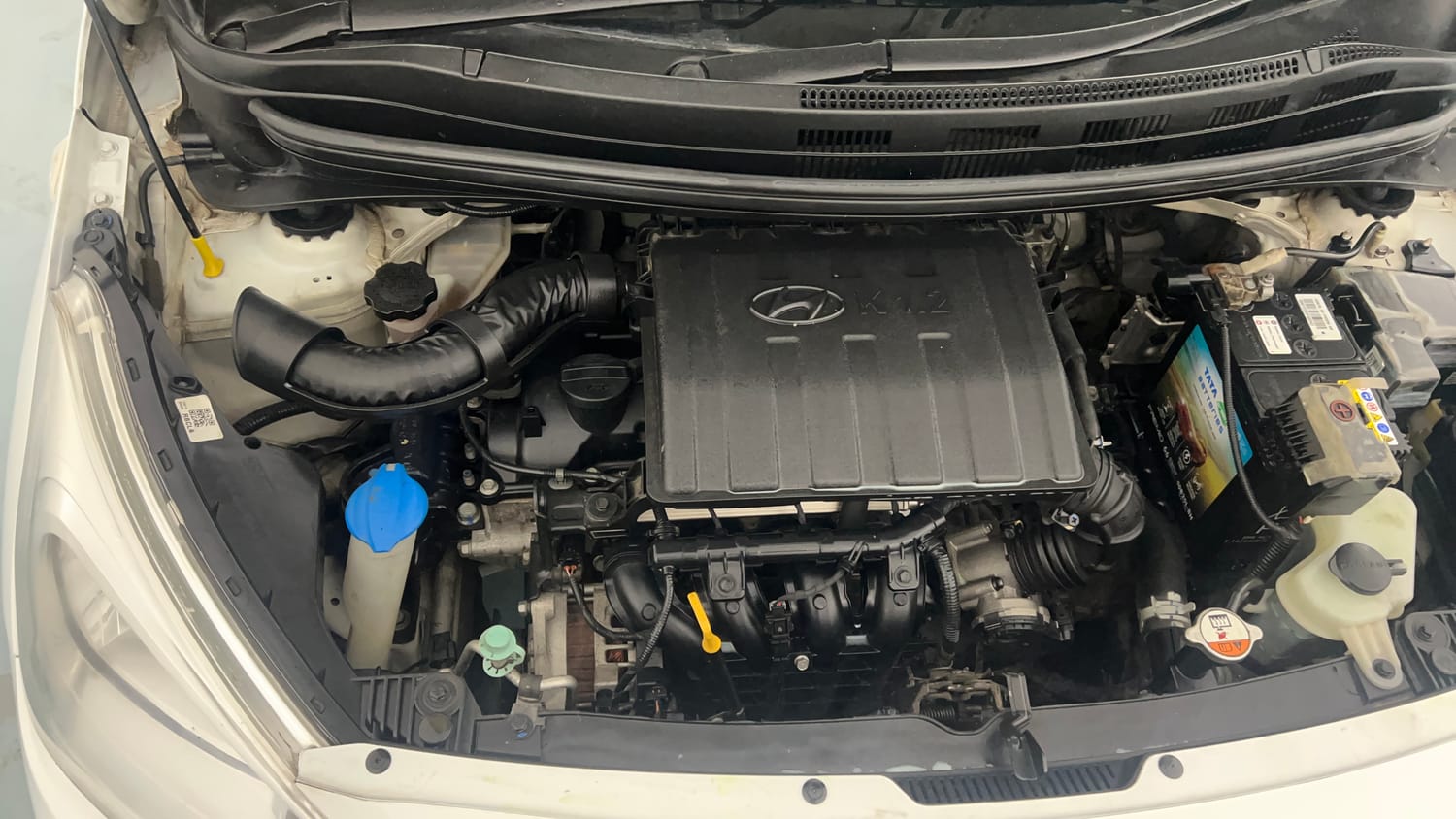 Used 2019 Hyundai Grand i10 Magna 1.2 Kappa VTVT Petrol Manual engine ENGINE RIGHT SIDE VIEW