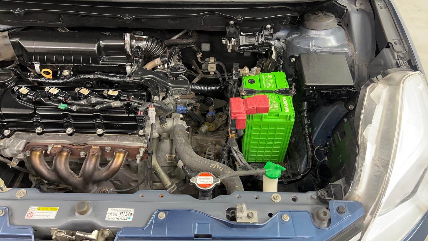 Used 2017 Maruti Suzuki Baleno Delta 1.2 Petrol Manual engine ENGINE LEFT SIDE VIEW