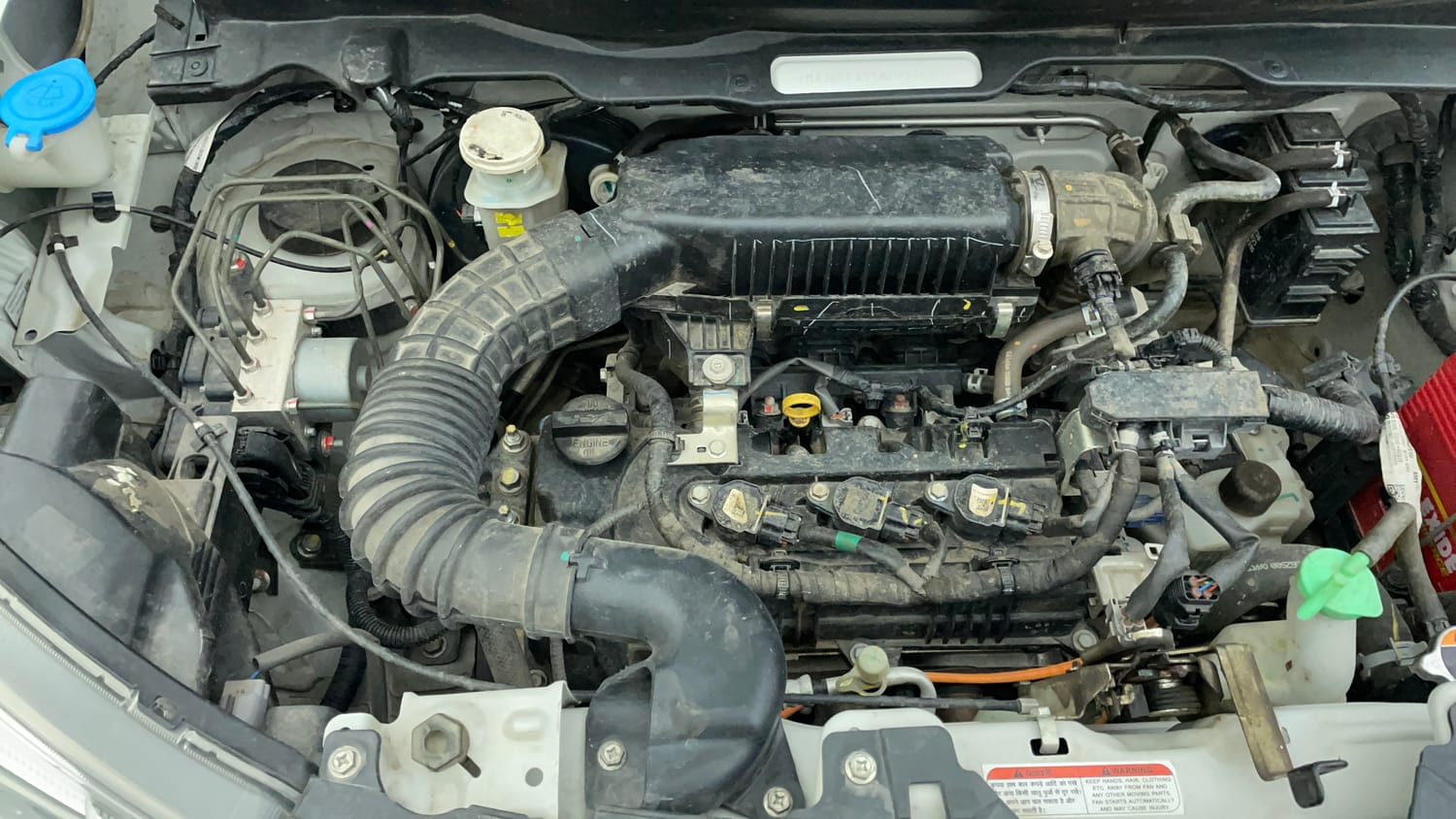 Used 2021 Maruti Suzuki S-Presso VXi AMT Petrol Automatic engine ENGINE RIGHT SIDE VIEW
