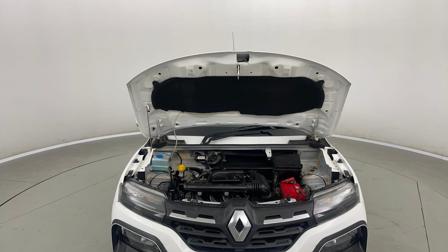 Used 2023 Renault Kwid CLIMBER AMT Petrol Automatic engine ENGINE & BONNET OPEN FRONT VIEW