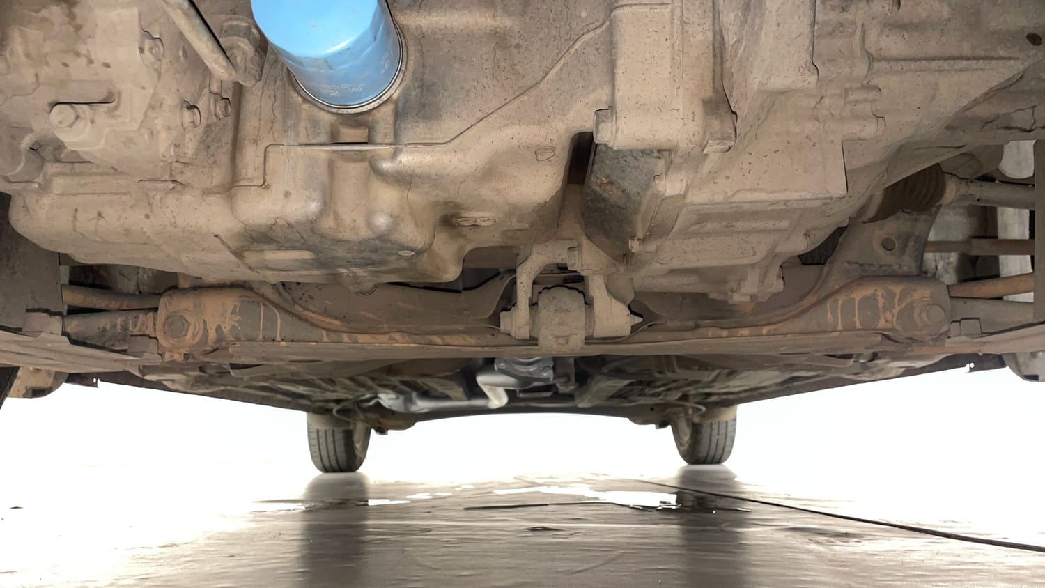 Used 2018 Honda Amaze 1.2 VX MT Petrol Petrol Manual extra FRONT LEFT UNDERBODY VIEW