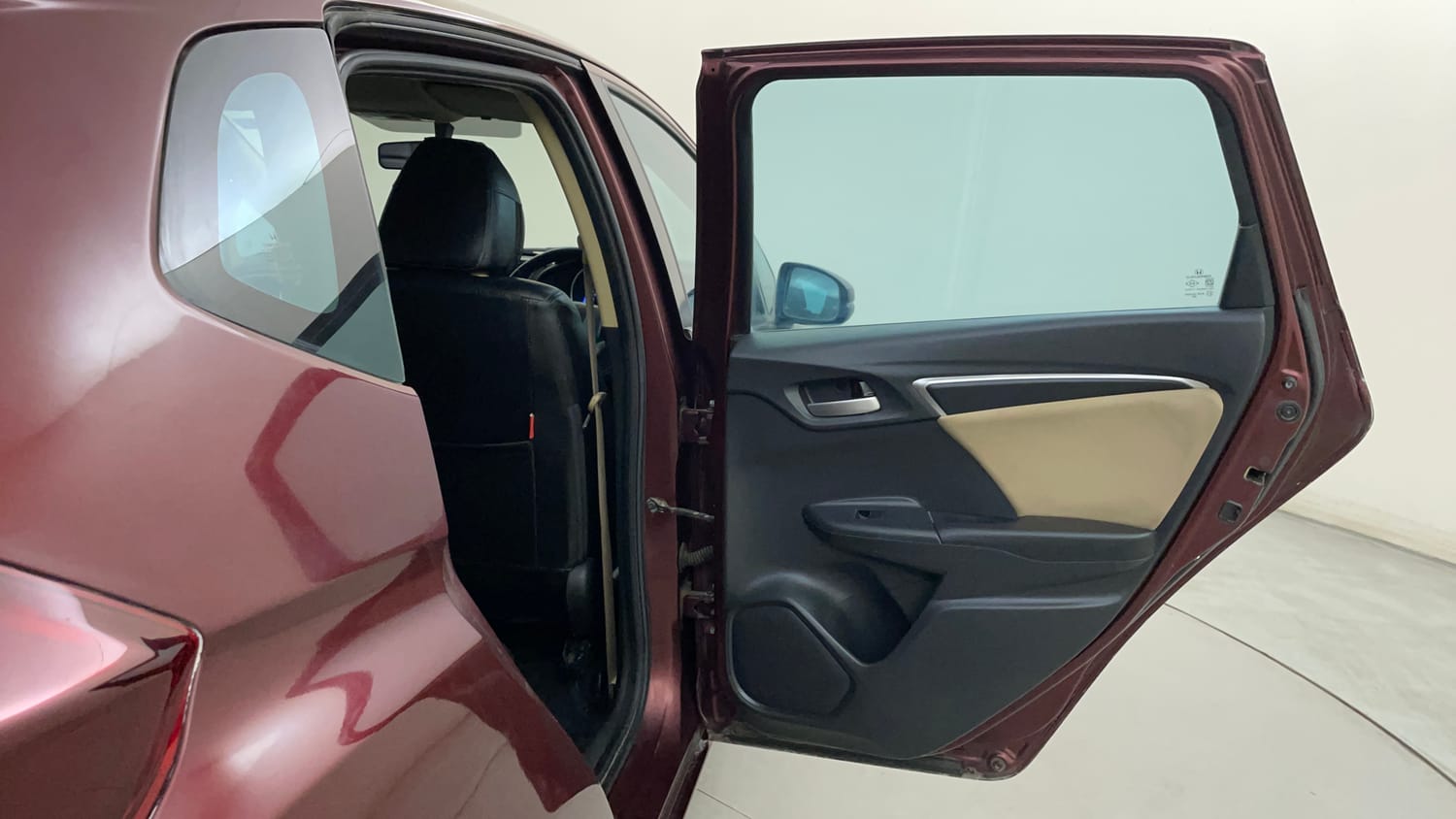 Used 2018 Honda Jazz V AT Petrol Petrol Automatic interior RIGHT REAR DOOR OPEN VIEW