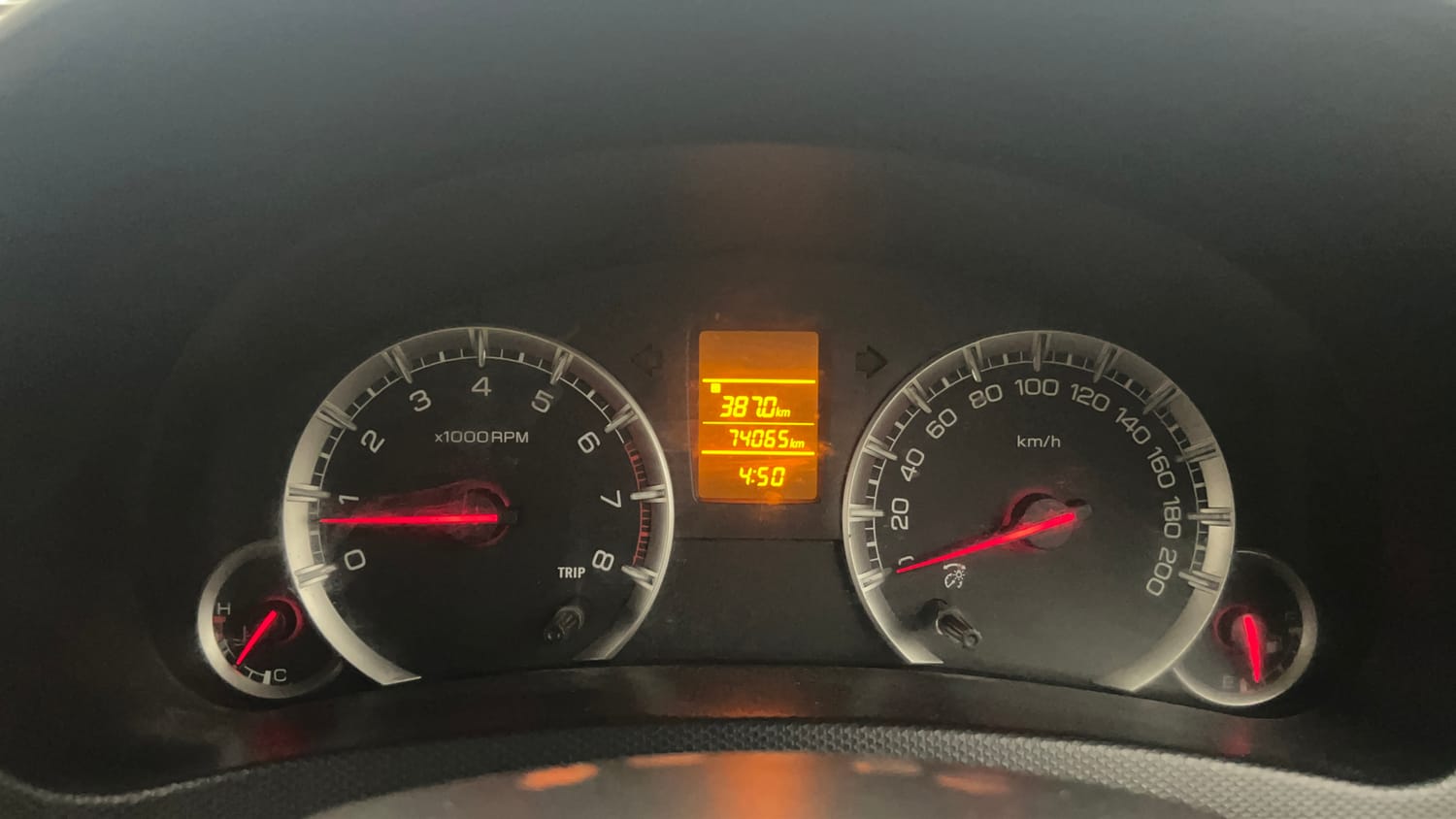 Used 2016 Maruti Suzuki Swift Dzire VXI Petrol Manual interior CLUSTERMETER VIEW