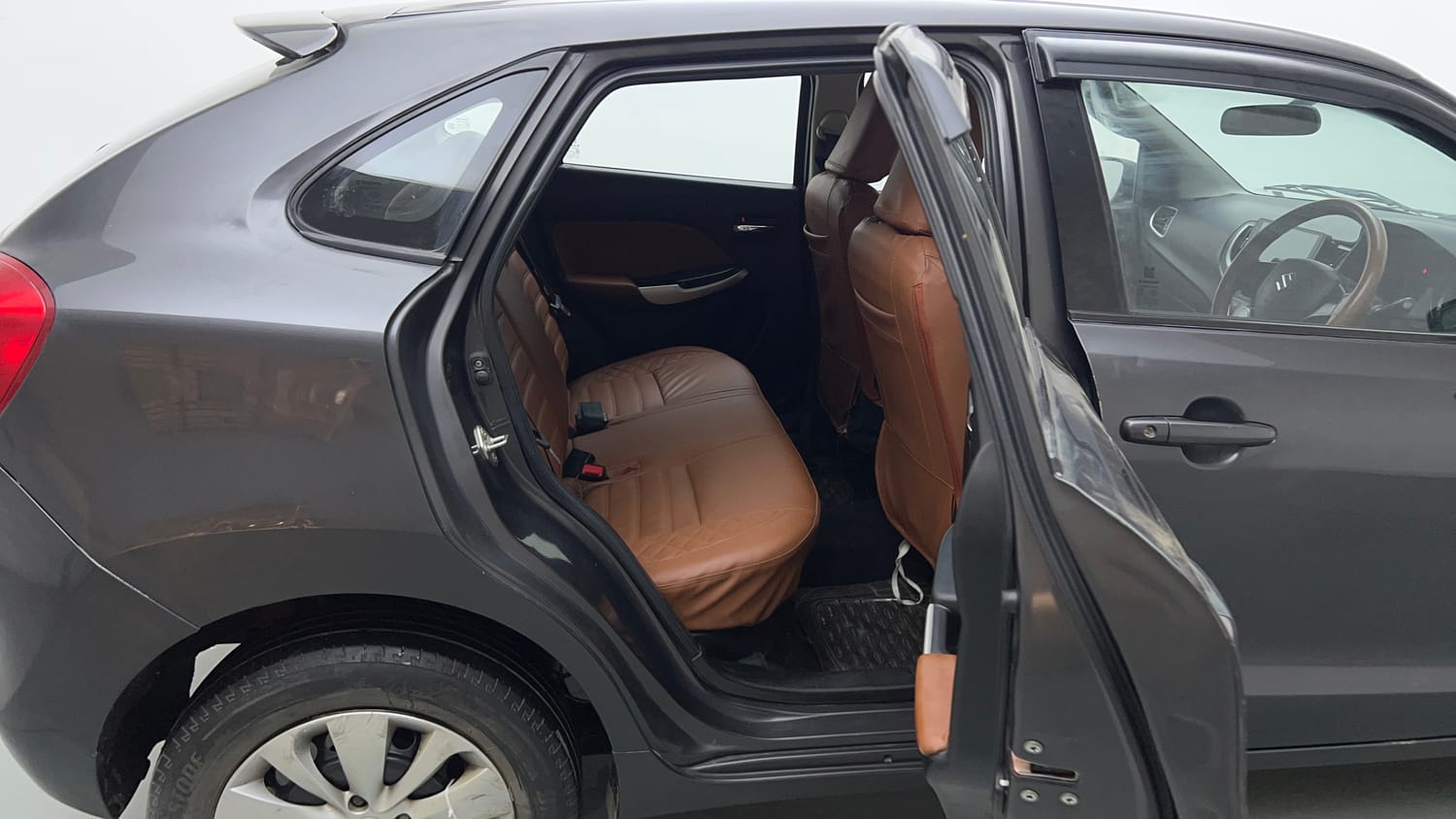 Used 2017 Maruti Suzuki Baleno Delta 1.2 Petrol Manual interior RIGHT SIDE REAR DOOR CABIN VIEW
