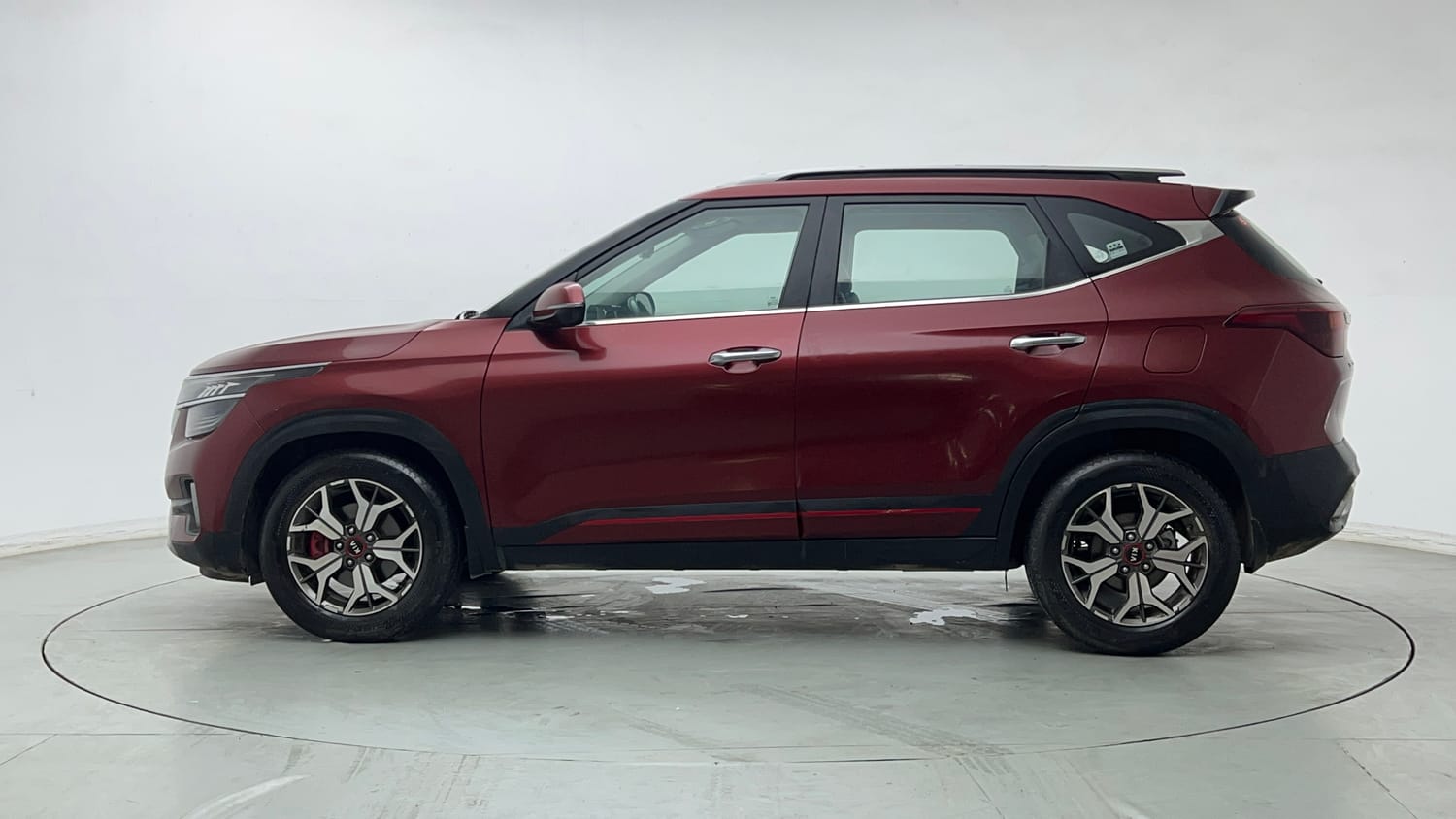 Used 2021 Kia Seltos GTX Plus DCT 1.4 Petrol Automatic exterior LEFT SIDE VIEW