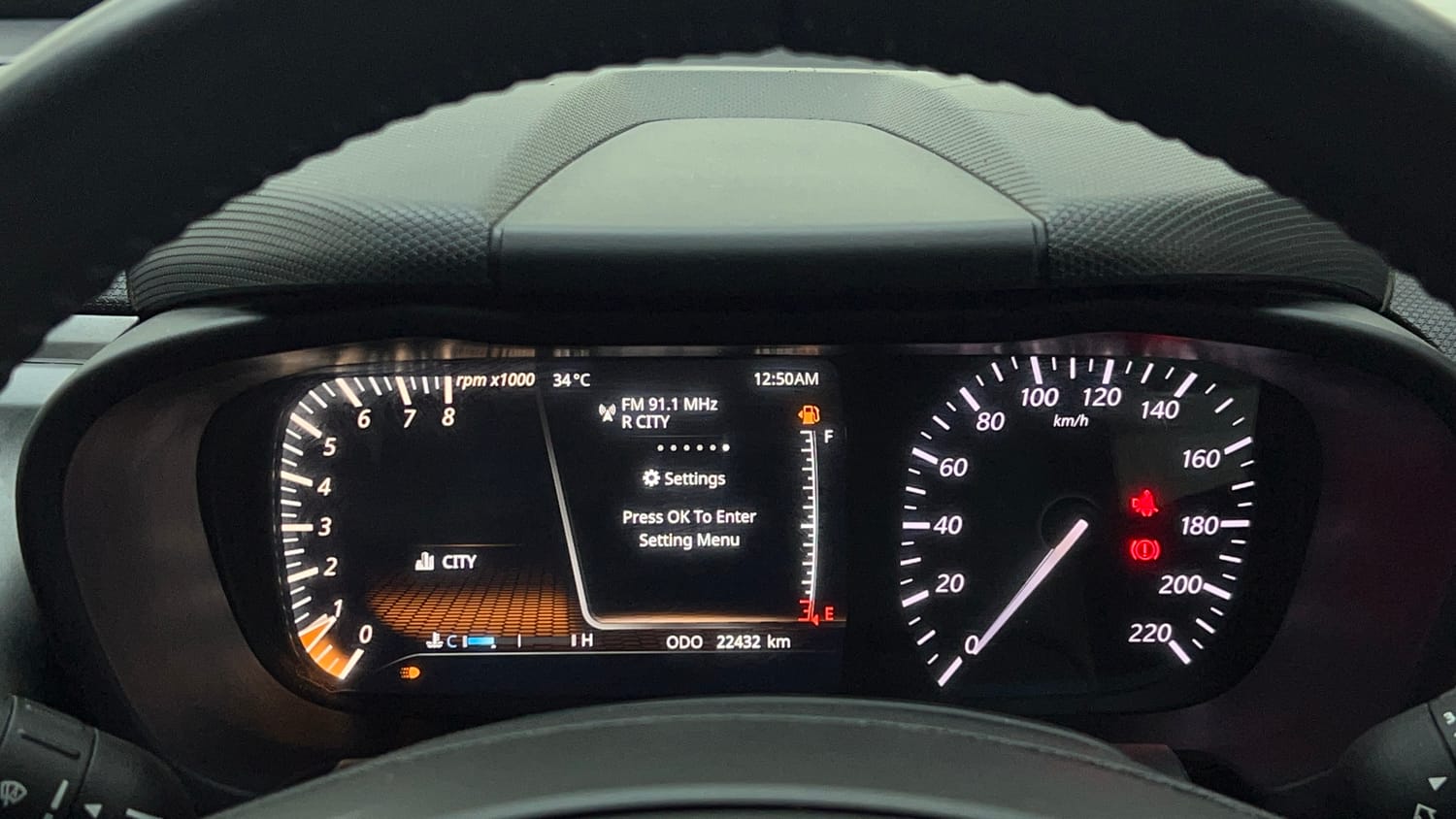 Used 2020 Tata Altroz XZ Petrol Petrol Manual interior CLUSTERMETER VIEW