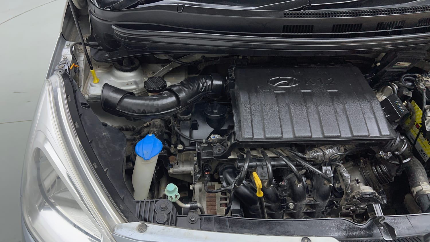 Used 2019 Hyundai Grand i10 Magna 1.2 Kappa VTVT CNG (outside fitted) Cng Manual engine ENGINE RIGHT SIDE VIEW
