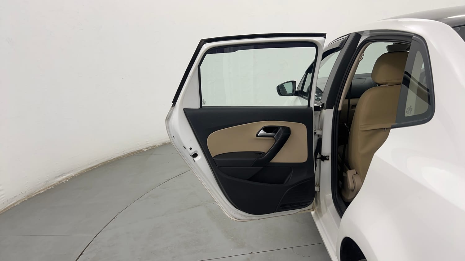 Used 2019 Volkswagen Ameo Highline Plus 1.5L AT (D)16 Alloy Diesel Automatic interior LEFT REAR DOOR OPEN VIEW