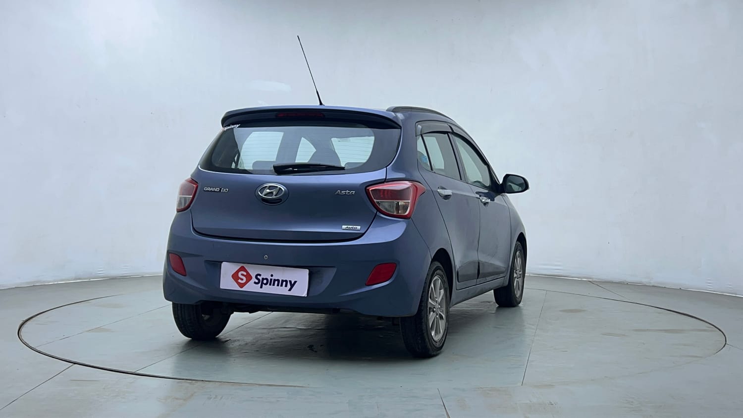 Used 2017 Hyundai Grand i10 Asta AT 1.2 Kappa VTVT (O) Petrol Automatic exterior RIGHT REAR CORNER VIEW