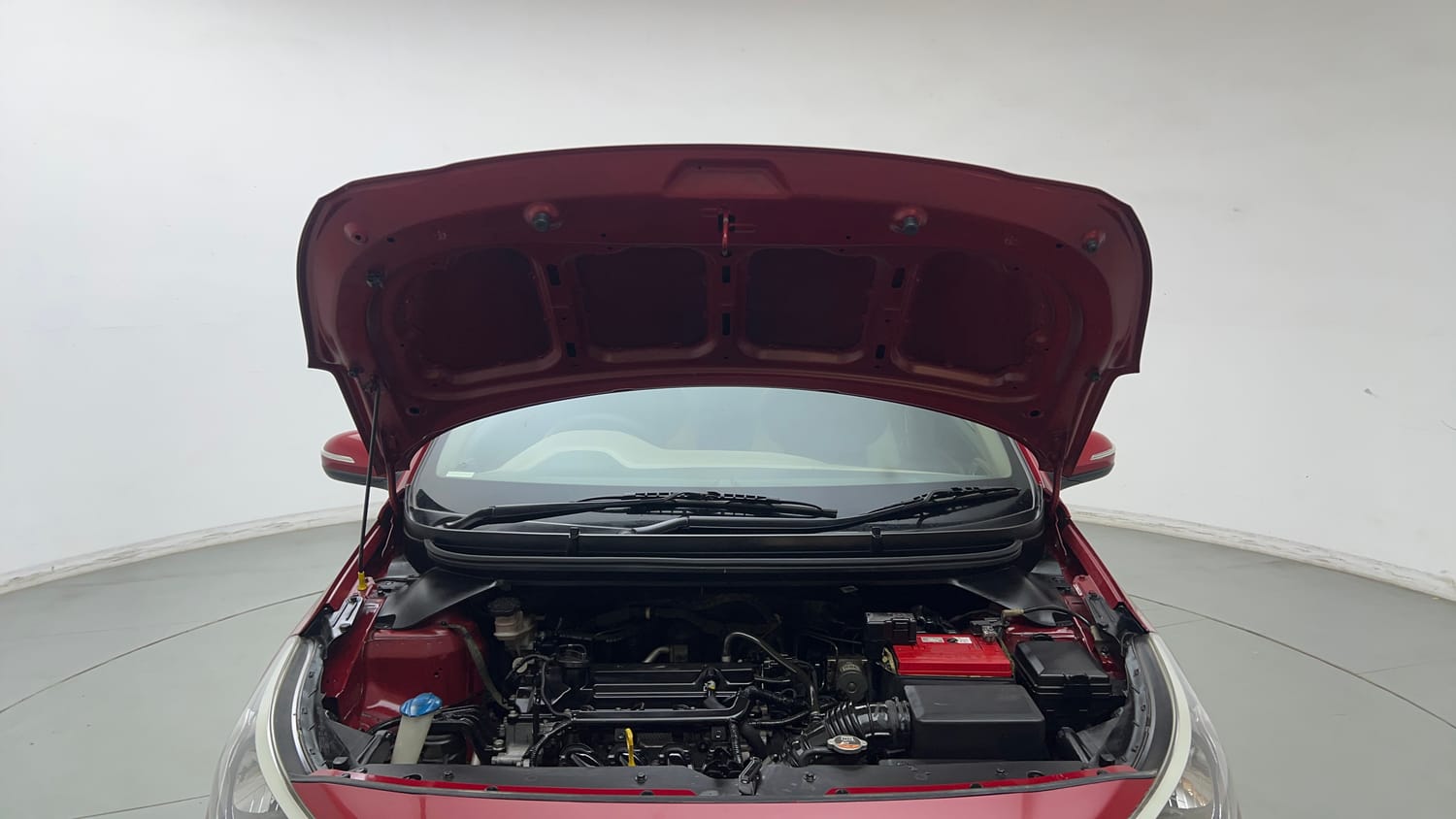Used 2015 Hyundai Elite i20 Sportz 1.2 Petrol Manual engine ENGINE & BONNET OPEN FRONT VIEW