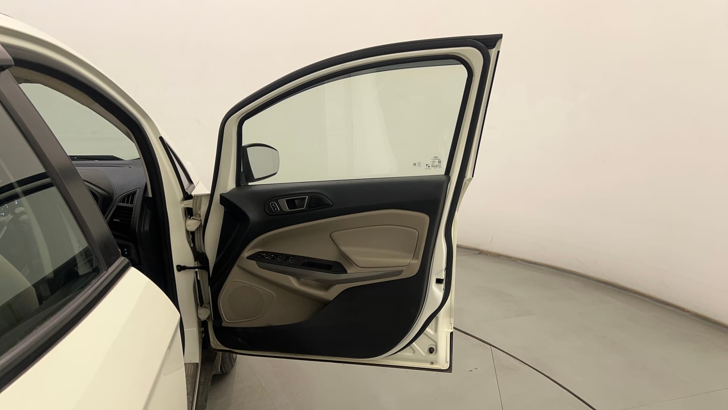 Used 2021 Ford EcoSport Titanium 1.5L TDCi Diesel Manual interior RIGHT FRONT DOOR OPEN VIEW