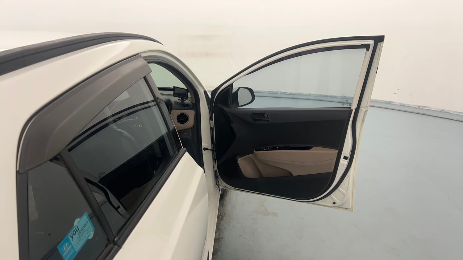 Used 2019 Hyundai Grand i10 Magna 1.2 Kappa VTVT Petrol Manual interior RIGHT FRONT DOOR OPEN VIEW