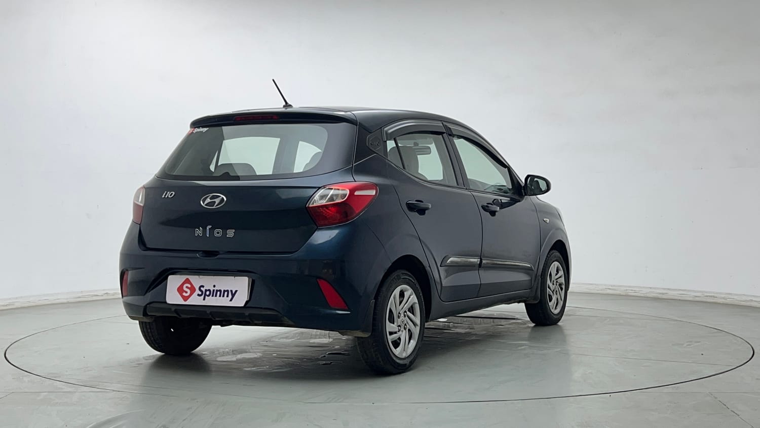 Used 2021 Hyundai Grand i10 Nios Magna 1.2 Kappa VTVT Petrol Manual exterior RIGHT REAR CORNER VIEW
