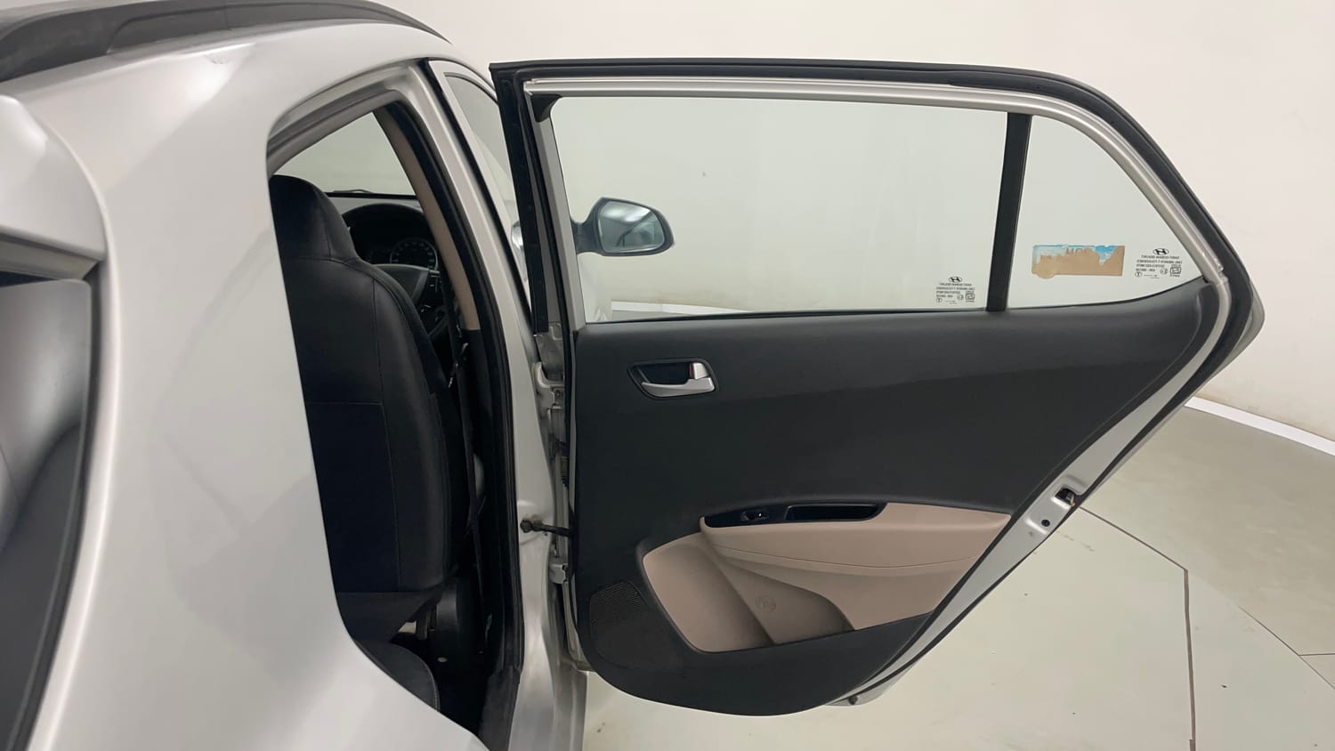Used 2018 Hyundai Grand i10 Sportz 1.2 Kappa VTVT Petrol Manual interior RIGHT REAR DOOR OPEN VIEW