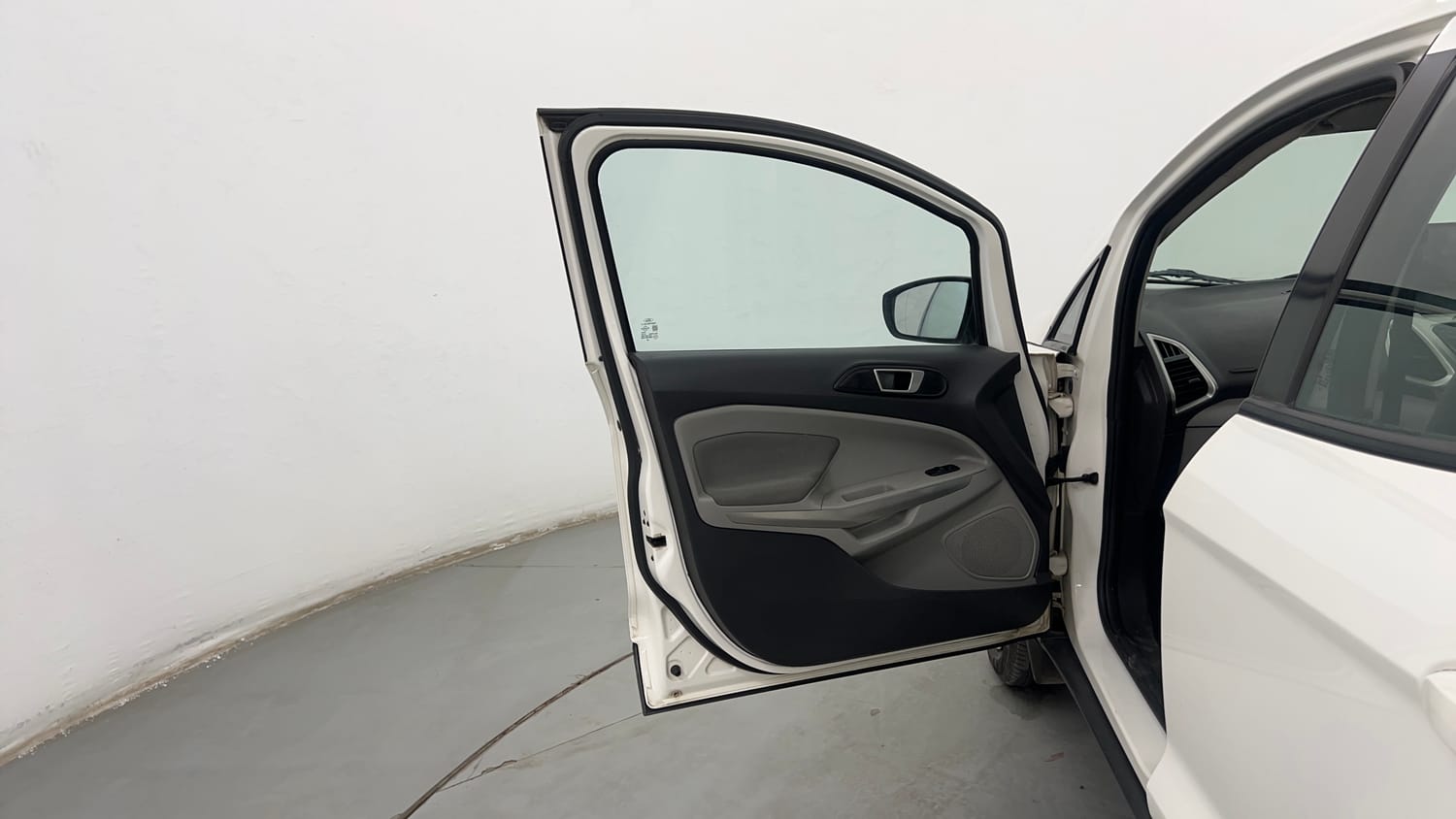 Used 2015 Ford EcoSport Trend 1.5 TDCi Diesel Manual interior LEFT FRONT DOOR OPEN VIEW