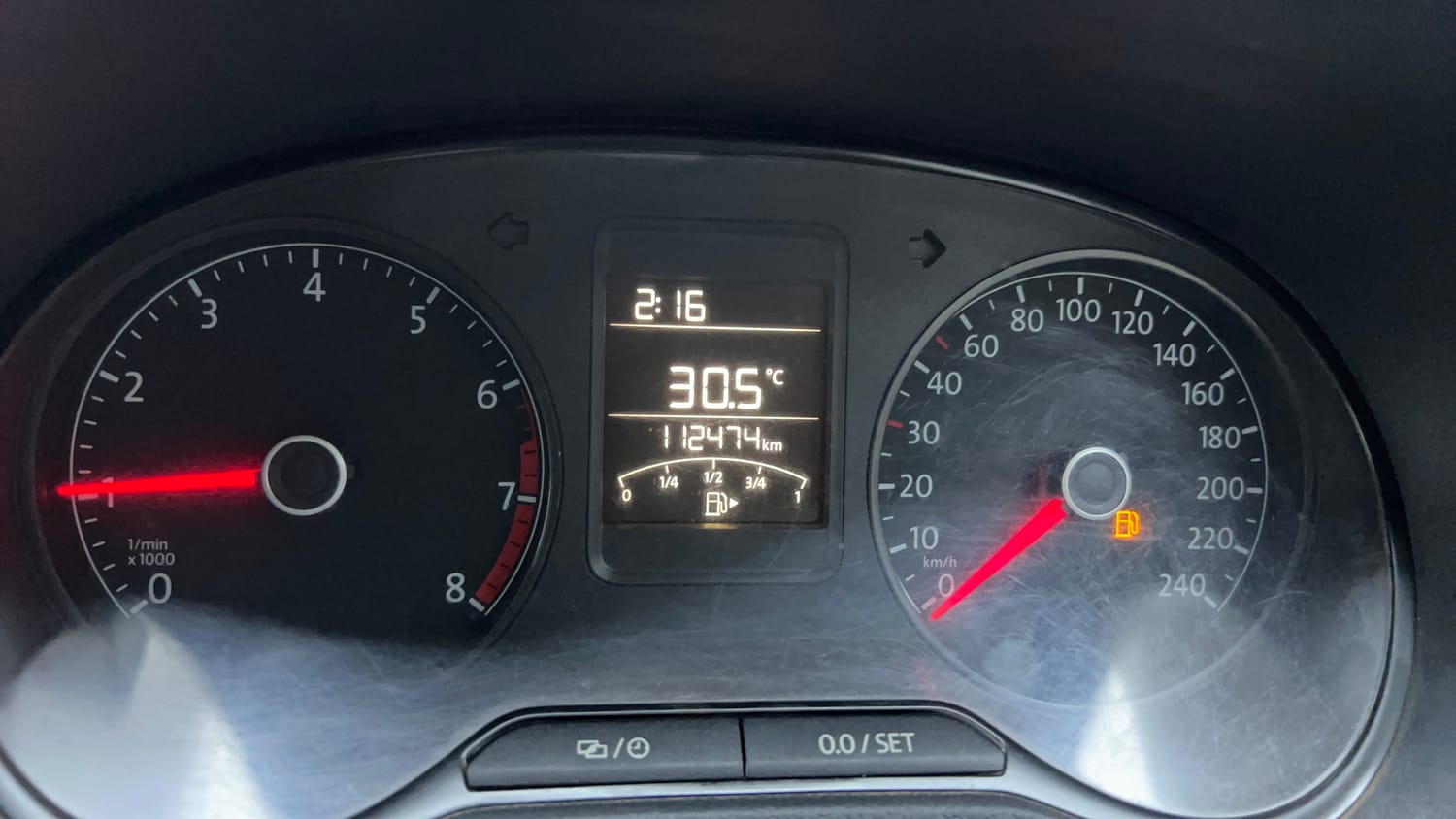 Used 2021 Volkswagen Polo Trendline 1.0L MPI Petrol Manual interior CLUSTERMETER VIEW