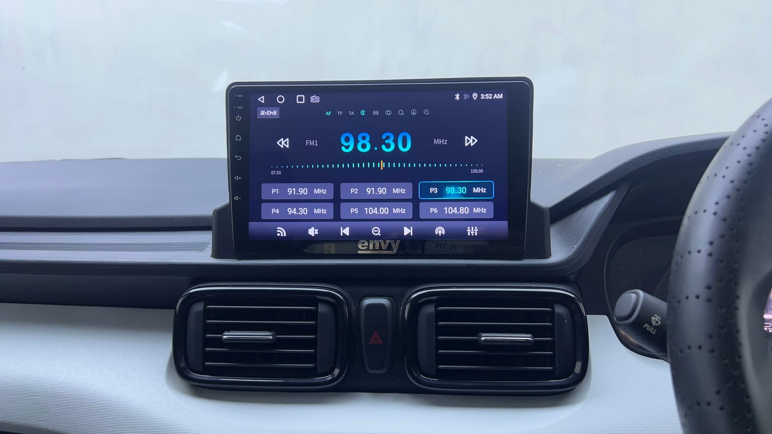 Used 2024 Tata Punch Pure CNG Cng Manual interior MUSIC SYSTEM & AC CONTROL VIEW