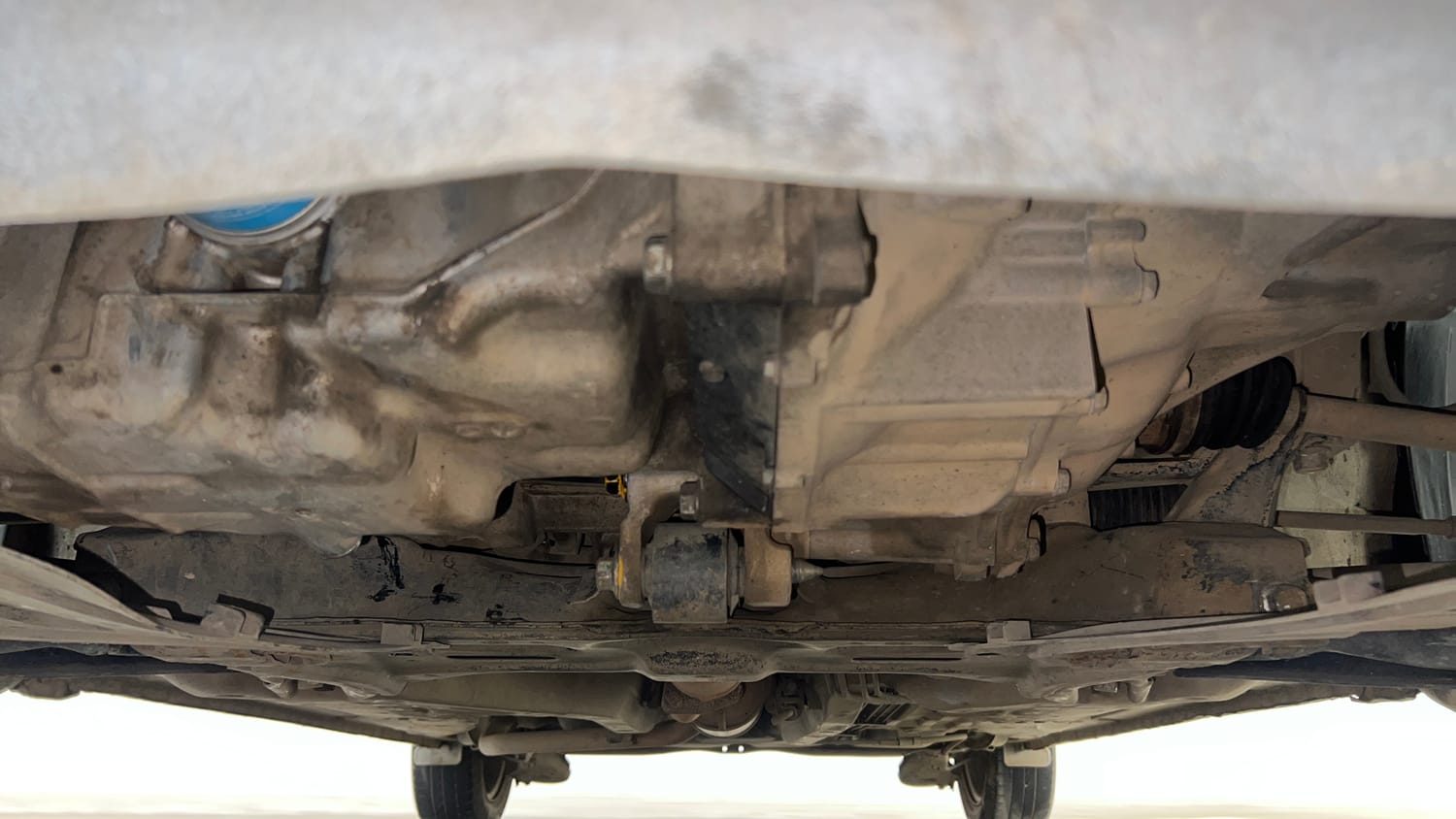 Used 2016 Honda Amaze 1.2 S i-VTEC Petrol Manual extra FRONT LEFT UNDERBODY VIEW