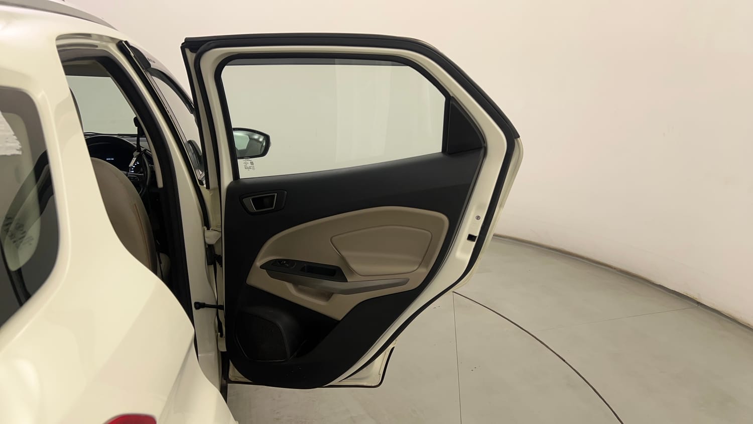 Used 2021 Ford EcoSport Titanium 1.5L TDCi Diesel Manual interior RIGHT REAR DOOR OPEN VIEW
