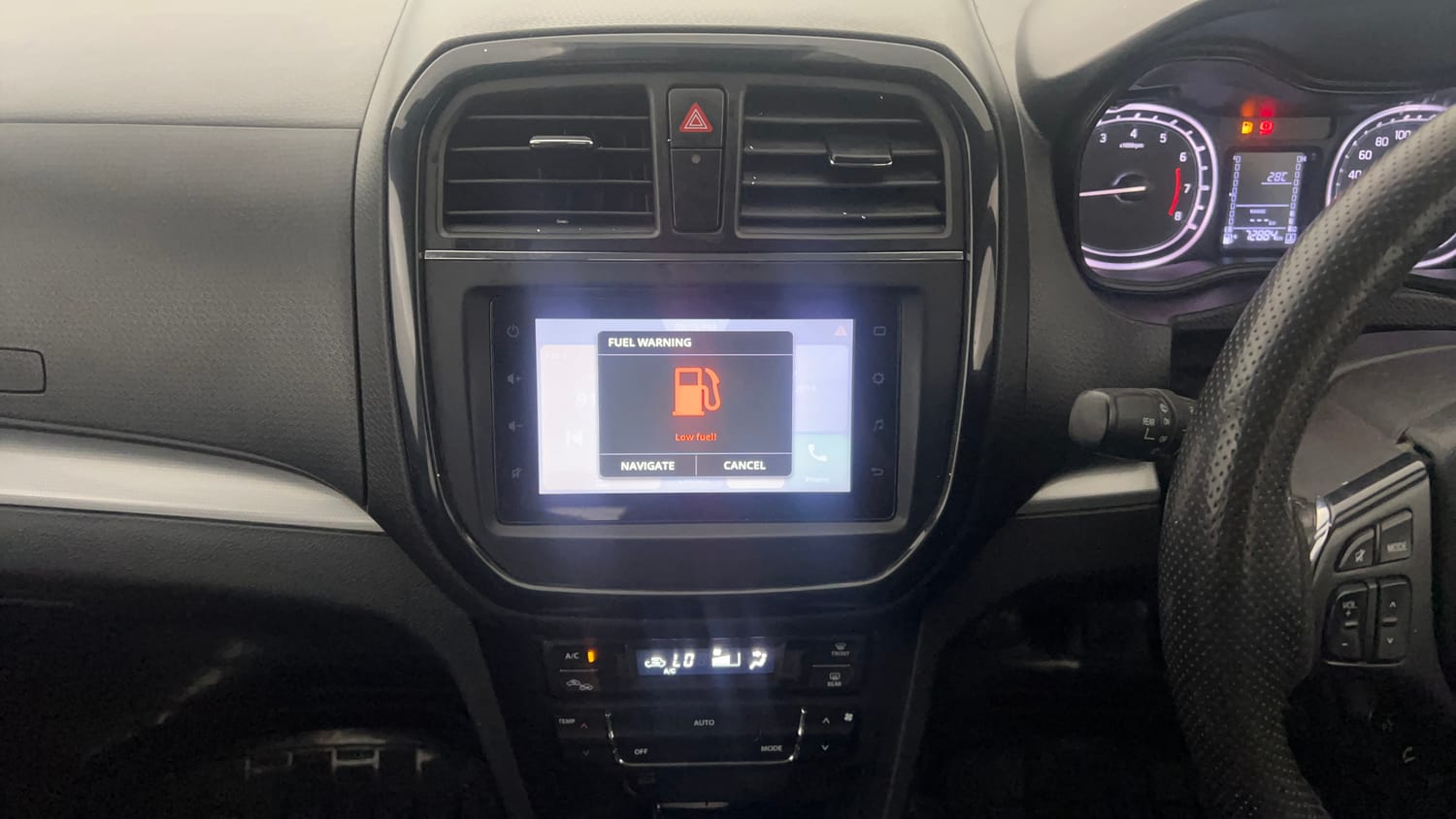 Used 2020 maruti-suzuki Vitara Brezza ZXi Plus Petrol Manual interior MUSIC SYSTEM & AC CONTROL VIEW