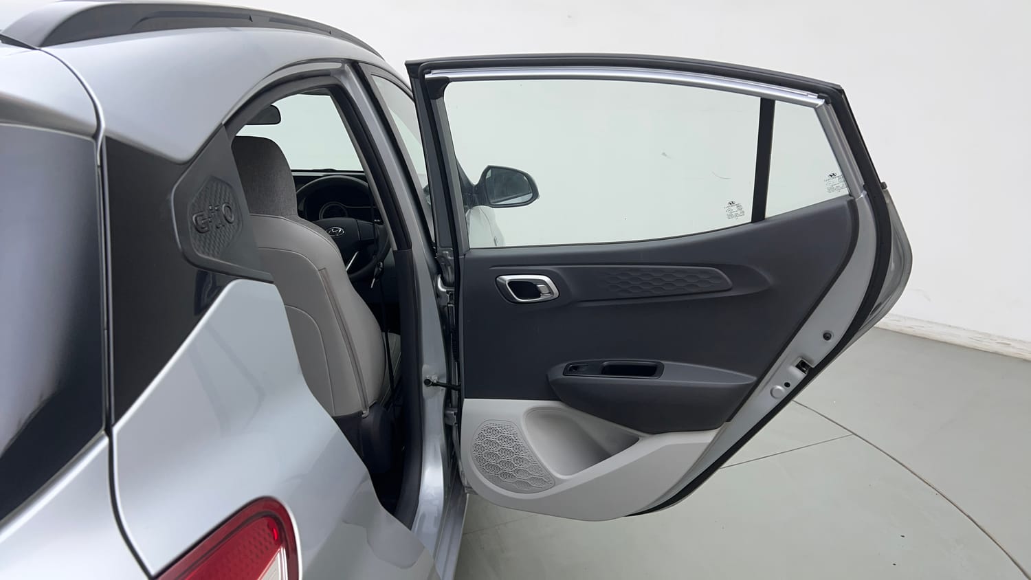 Used 2020 Hyundai Grand i10 Nios Sportz AMT 1.2 Kappa VTVT Petrol Automatic interior RIGHT REAR DOOR OPEN VIEW