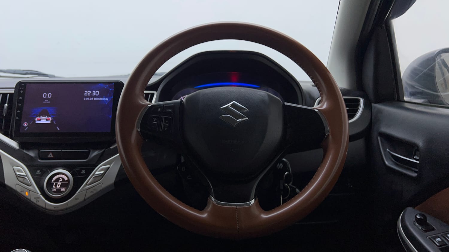 Used 2017 Maruti Suzuki Baleno Delta 1.2 Petrol Manual interior STEERING VIEW