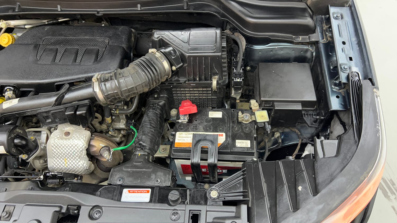 Used 2022 Mahindra XUV 300 W6 1.2 Petrol Petrol Manual engine ENGINE LEFT SIDE VIEW