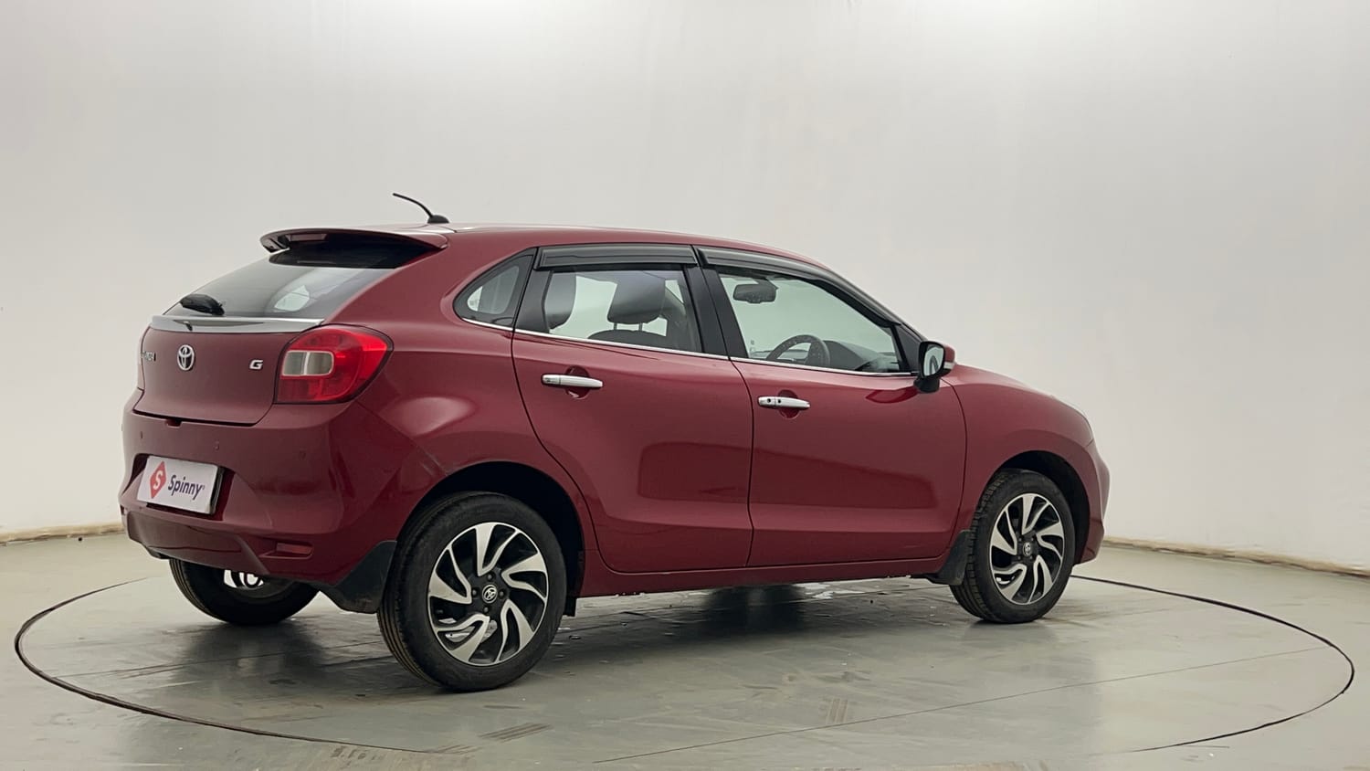 Used 2021 Toyota Glanza G Petrol Manual exterior RIGHT REAR CORNER VIEW